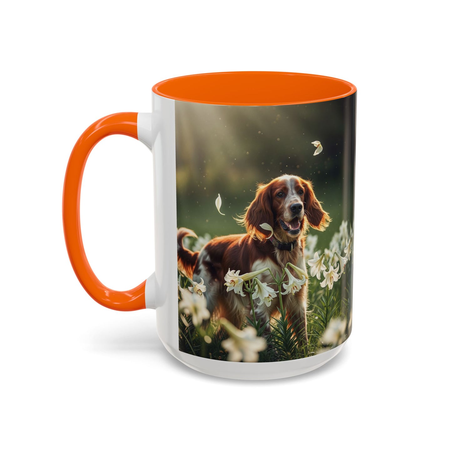 Irish Red and White Setter Accent Coffee Mug - Perfect Gift for Dog Lovers