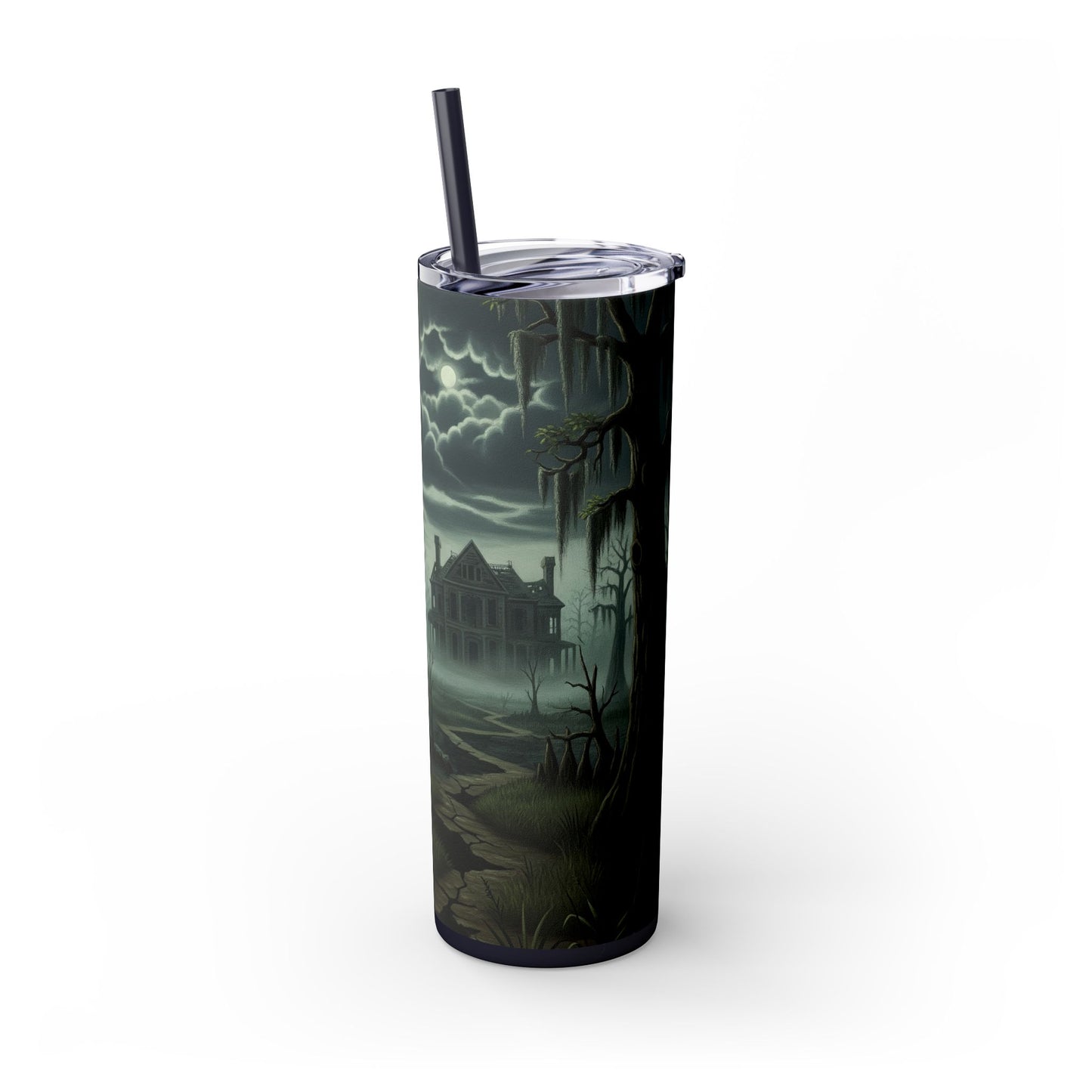 Bloodhound Skinny Tumbler with Straw, 20oz