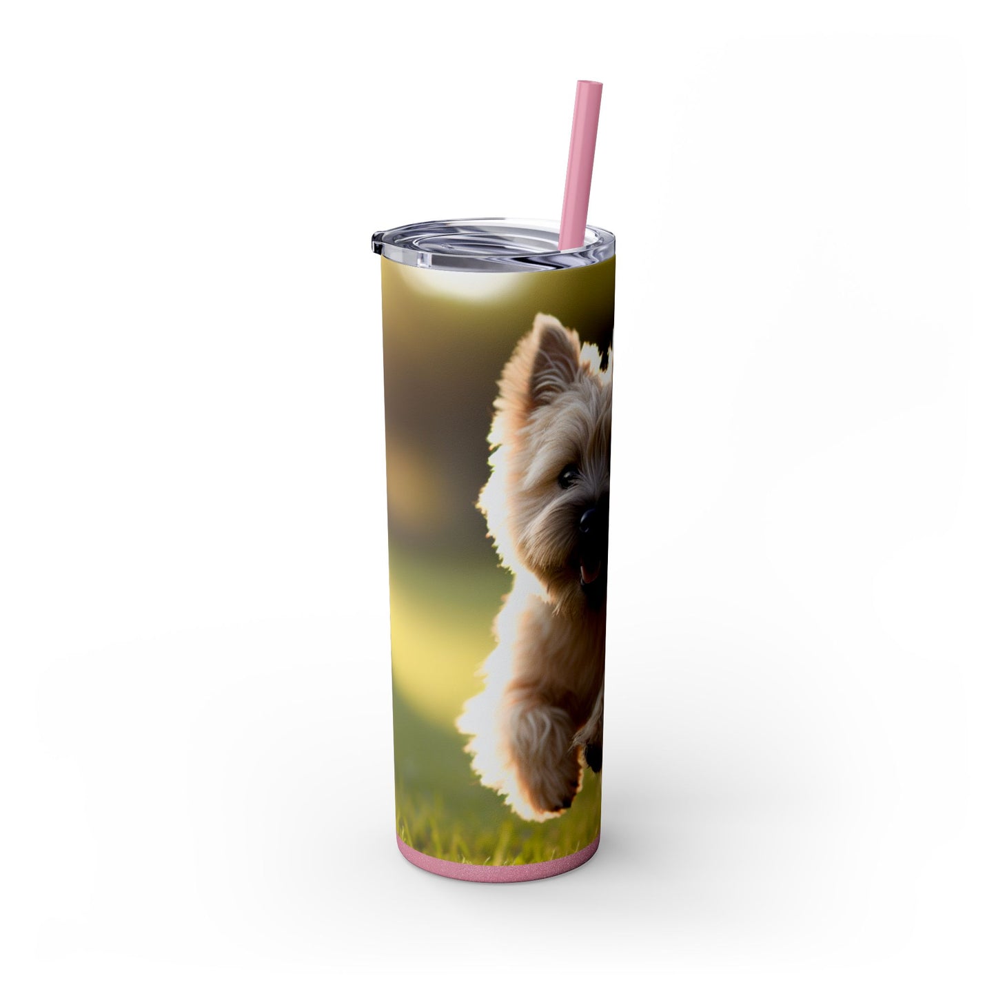Cairn Terrier Tumbler with Straw, 20oz