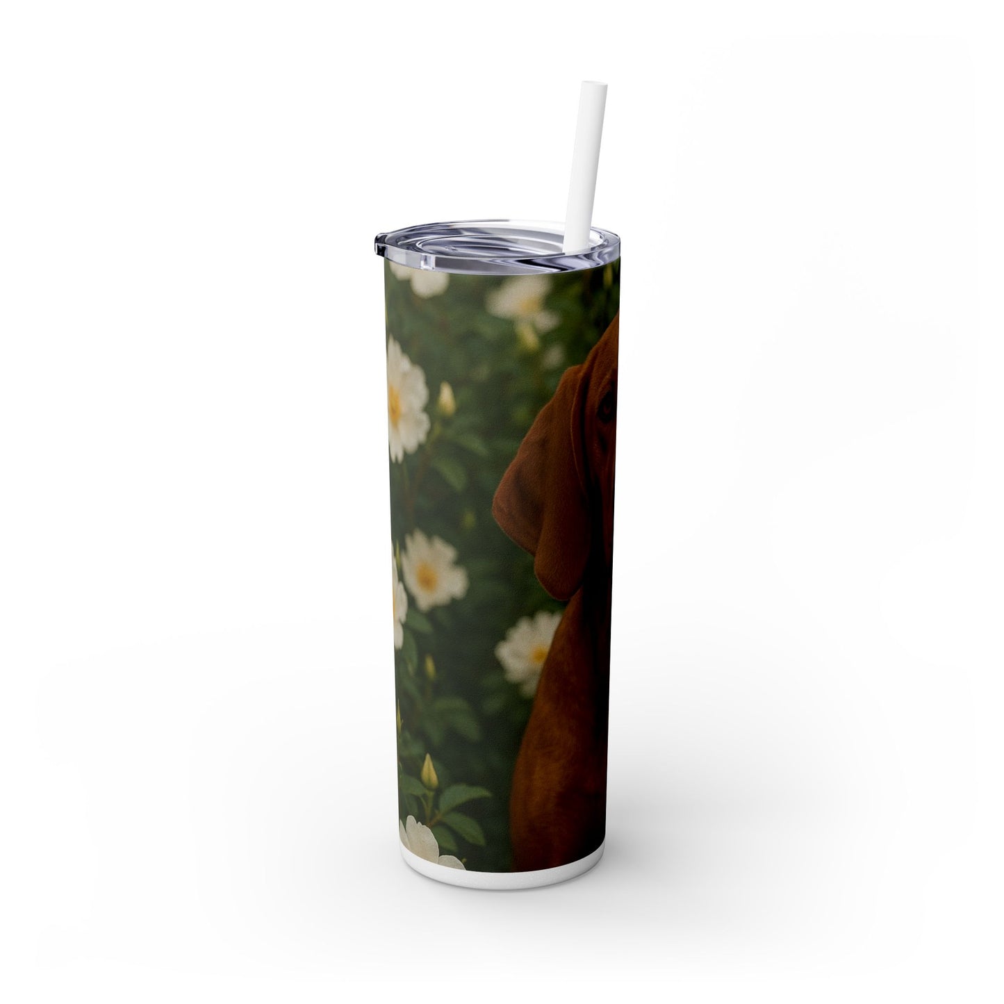 Redbone Coonhound Tumbler with Straw, 20oz