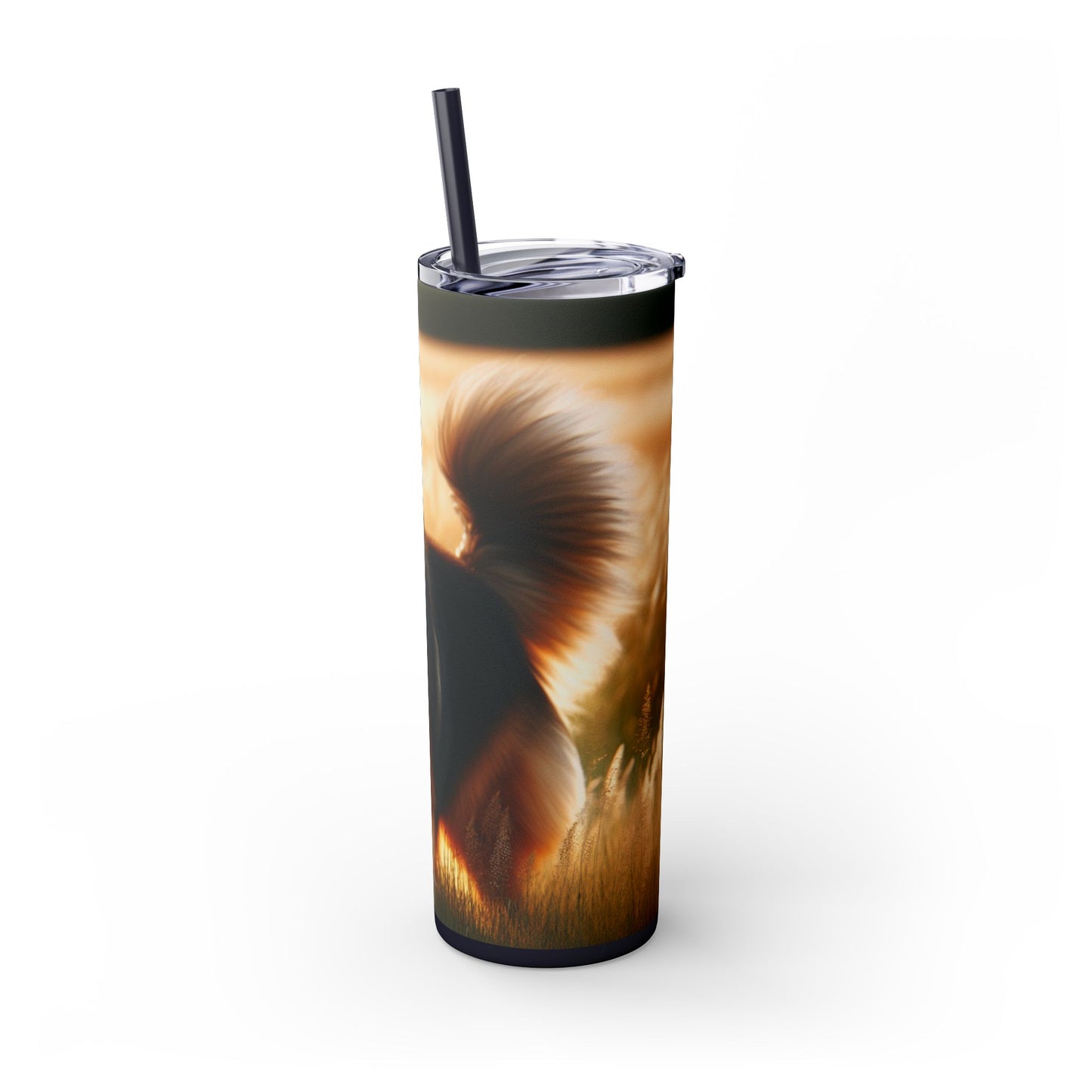 Bohemian Shepherd Tumbler with Straw, 20oz