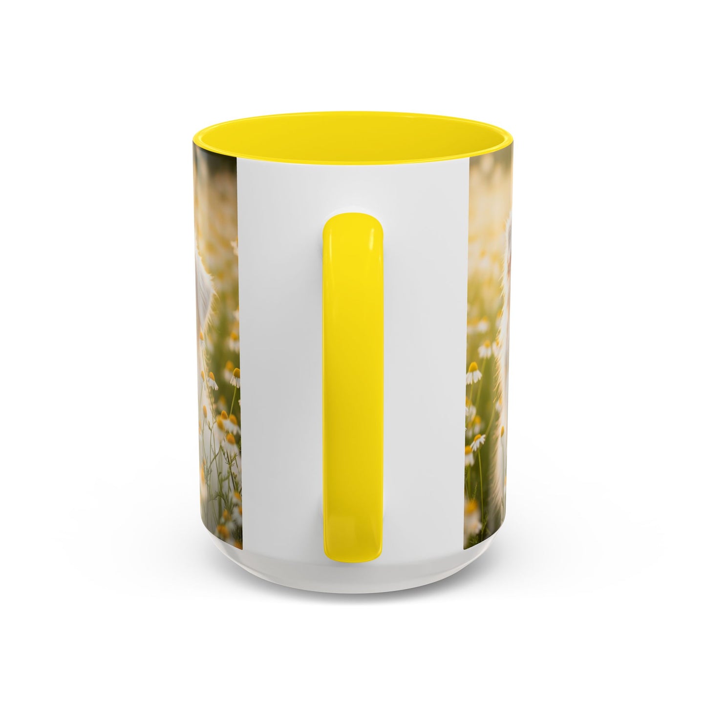 Russkaya Tsvetnaya Bolonka Accent Coffee Mug - Perfect Gift for Dog Lovers