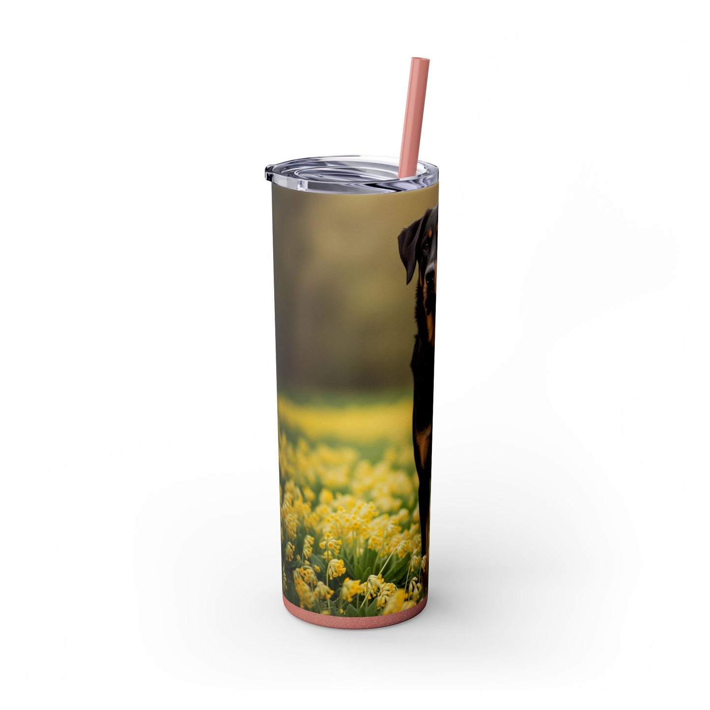 Beauceron Tumbler with Straw, 20oz