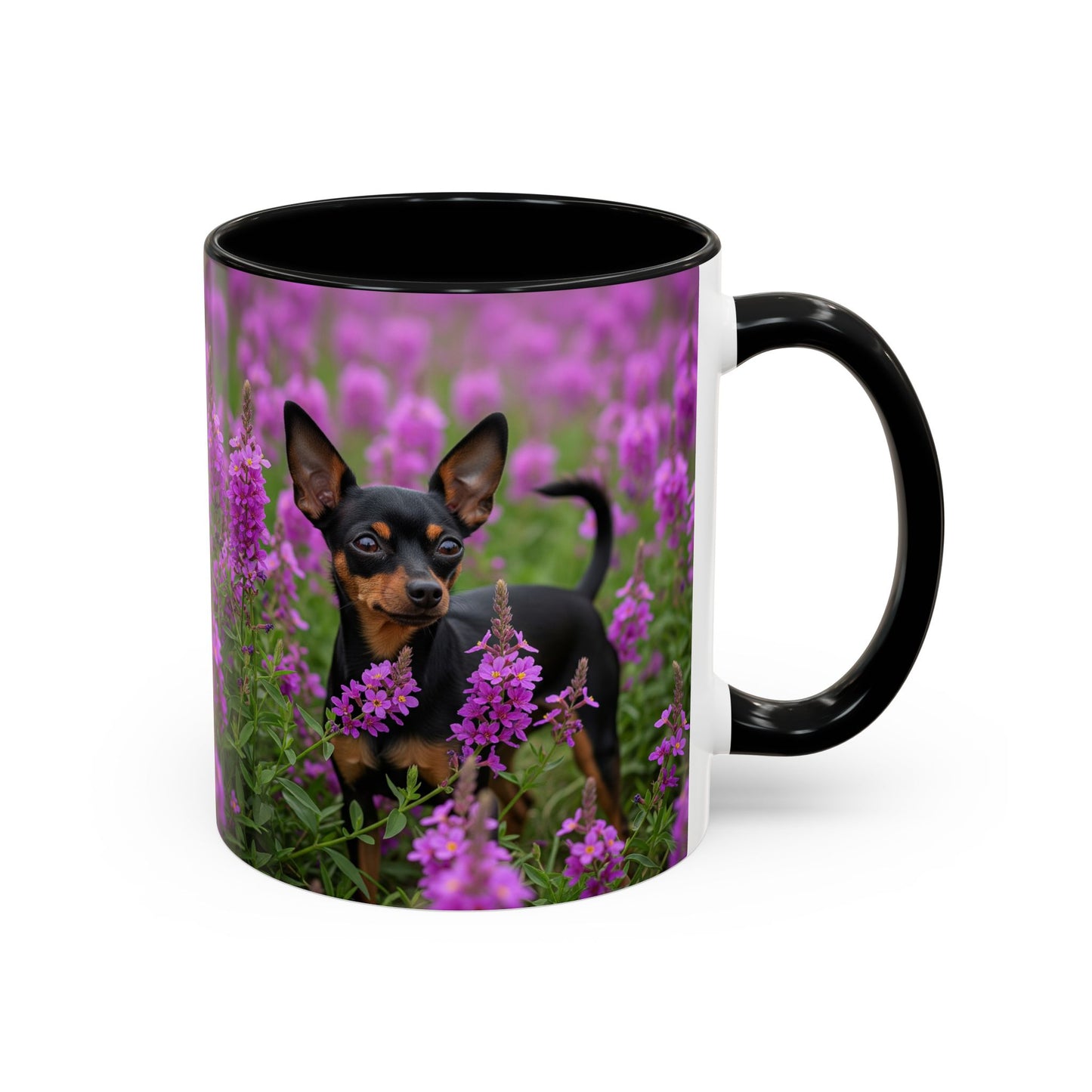 English Toy Terrier Accent Coffee Mug - Perfect Gift for Dog Lovers