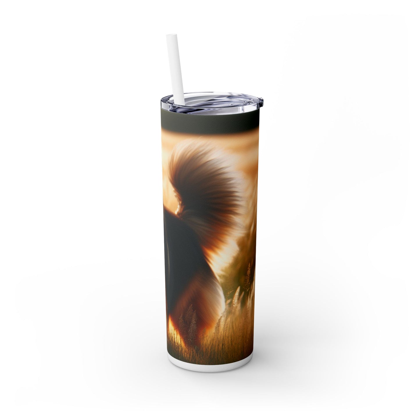 Bohemian Shepherd Tumbler with Straw, 20oz
