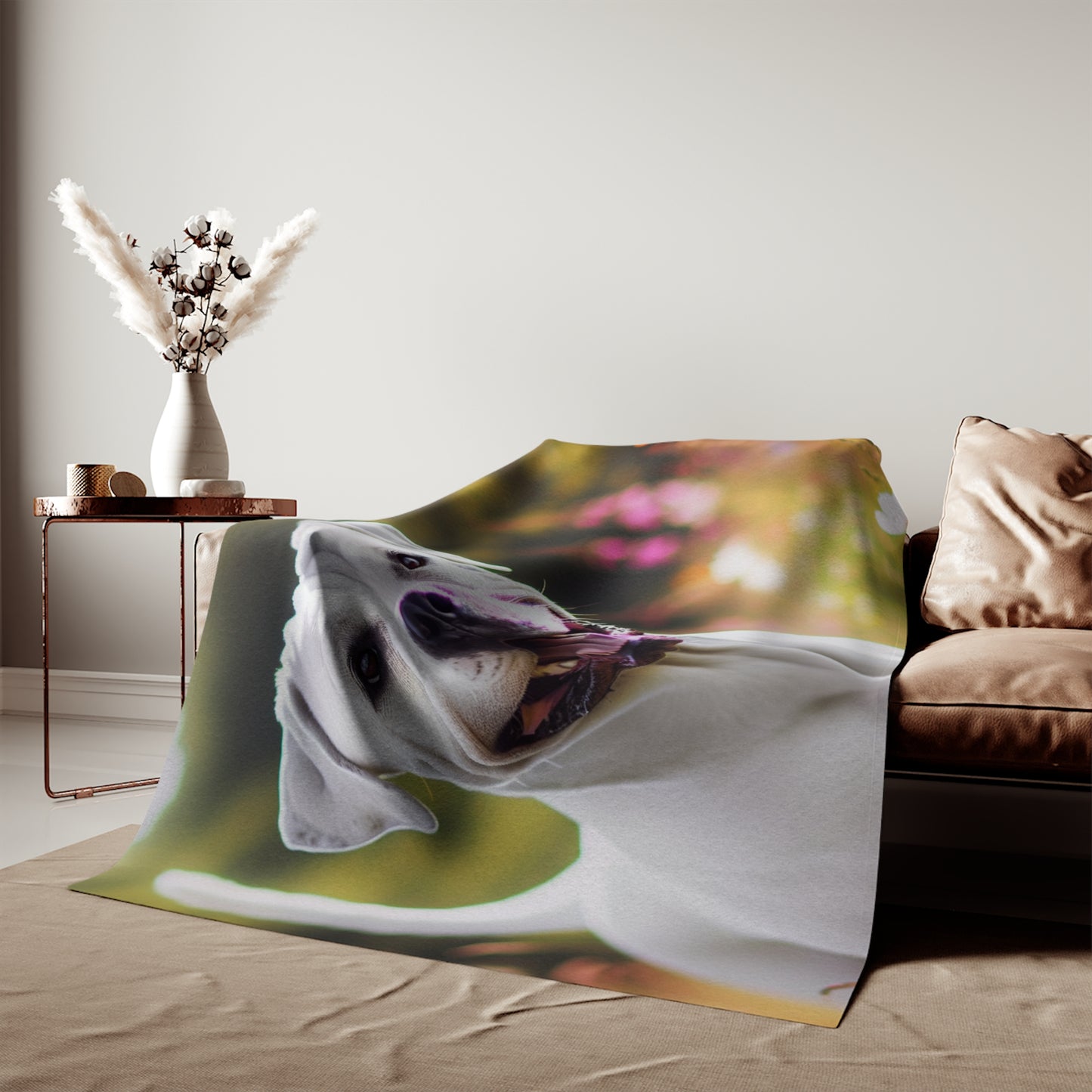 Dogo Argentino Sweatshirt Blanket