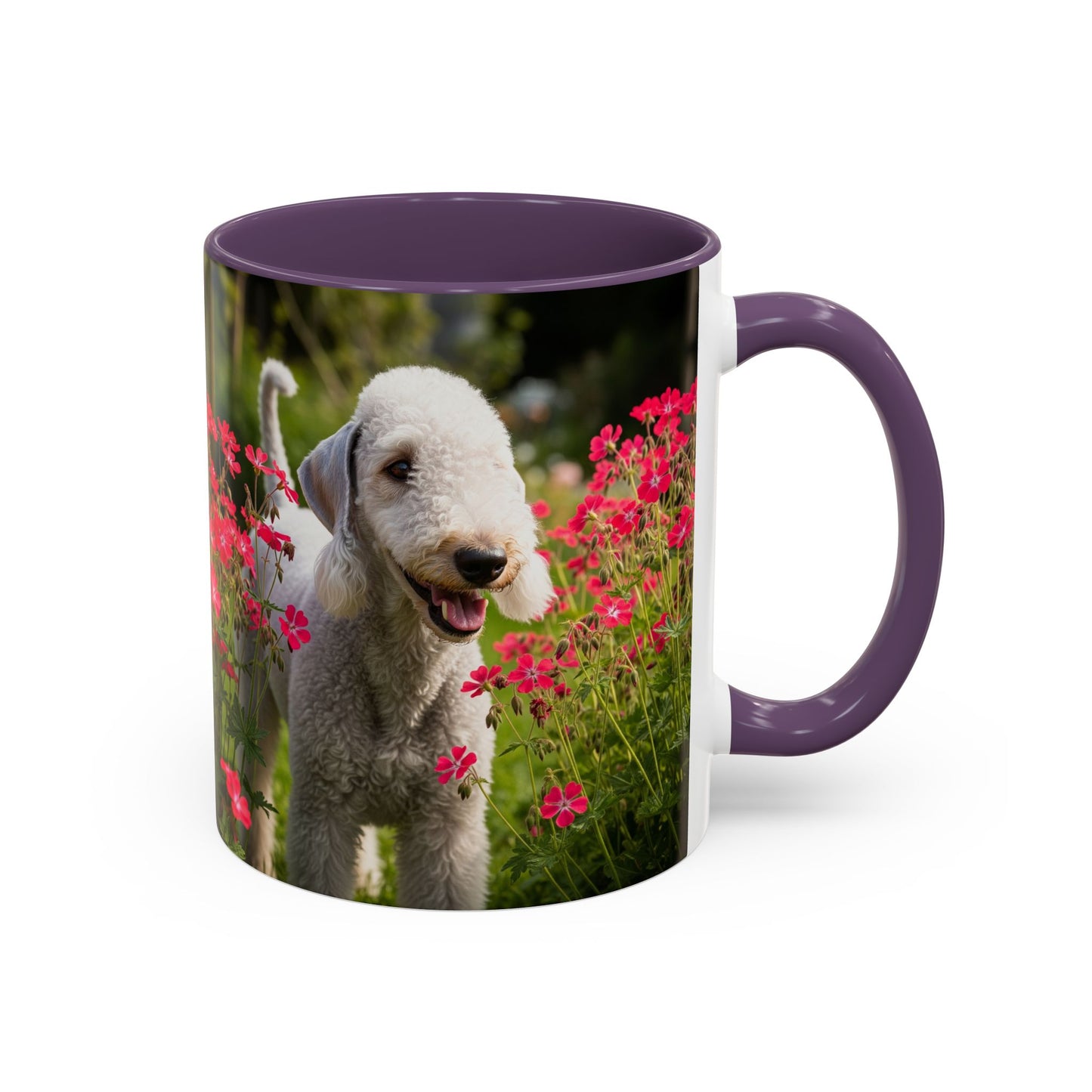 Bedlington Terrier Accent Coffee Mug - Perfect Gift for Dog Lovers