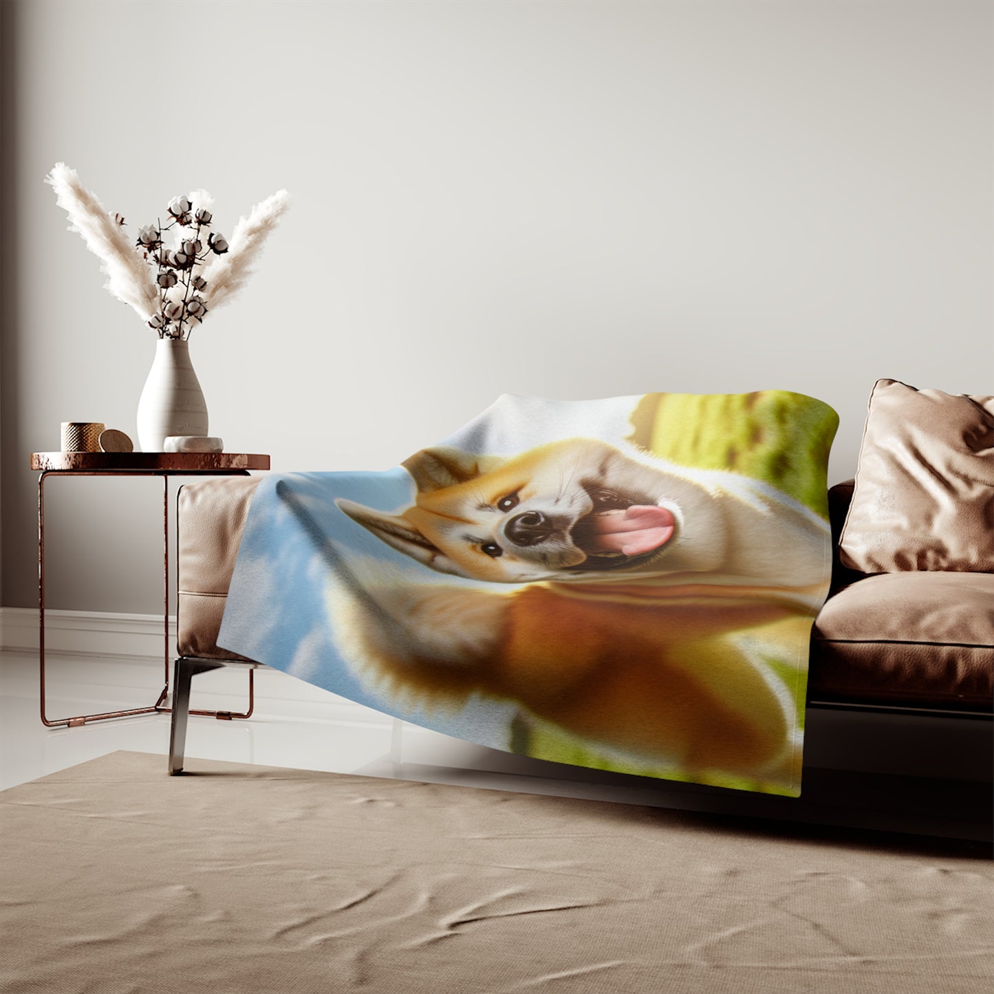 Akita Sweatshirt Blanket