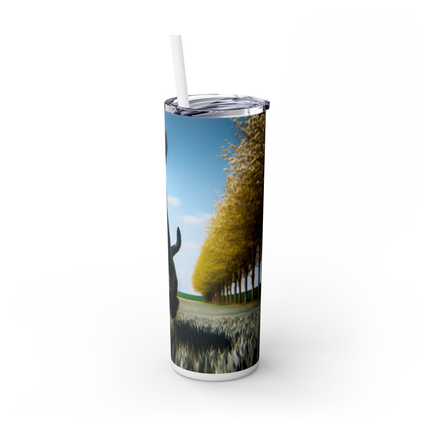 Giant Schnauzer Tumbler with Straw, 20oz
