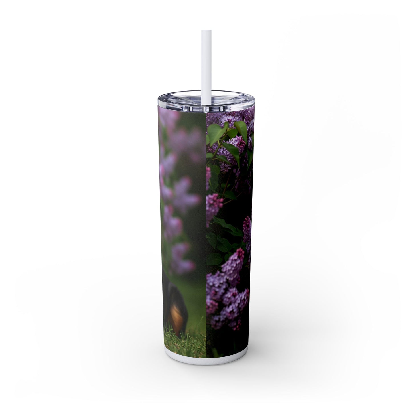 Mudi Skinny Tumbler with Straw, 20oz