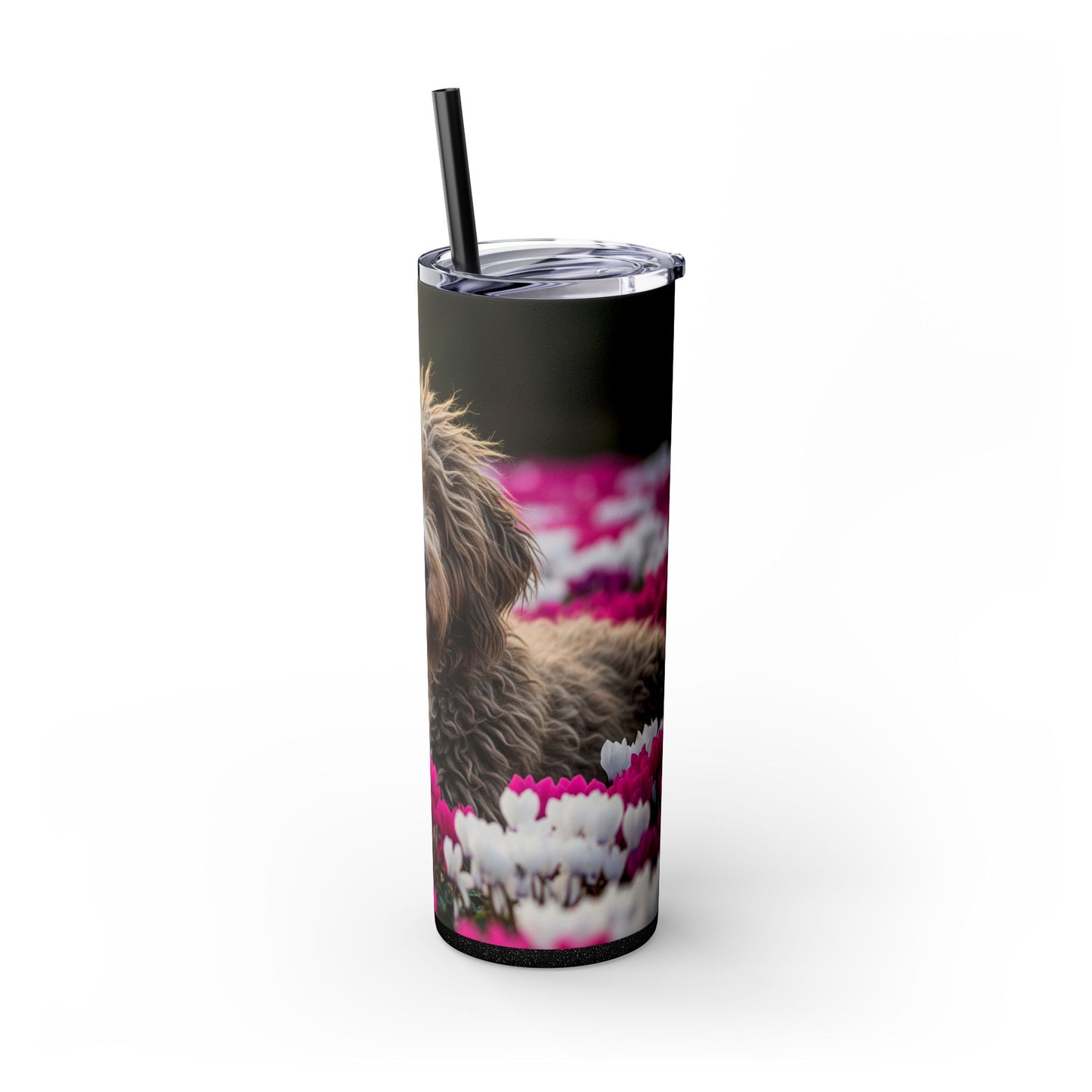 Bergamasco Sheepdog Tumbler with Straw, 20oz