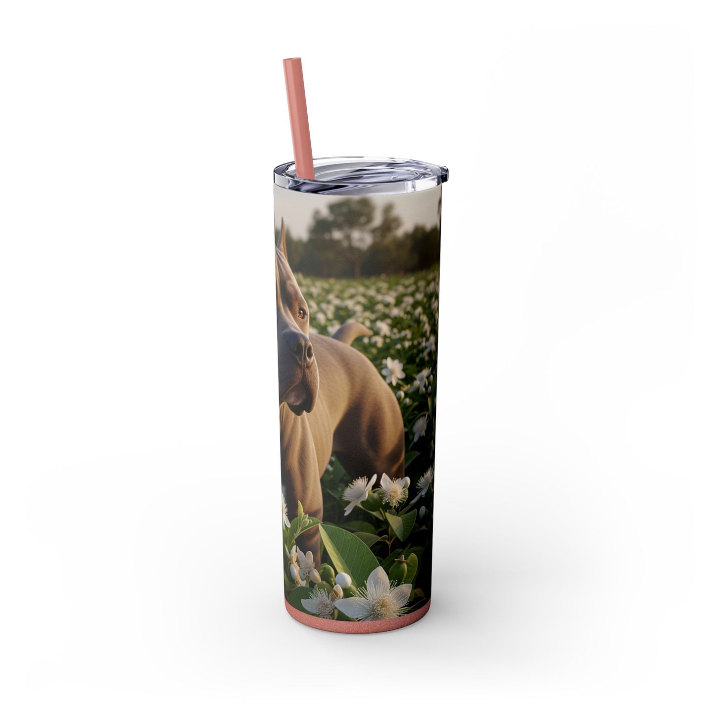 Bully Kutta Skinny Tumbler with Straw, 20oz