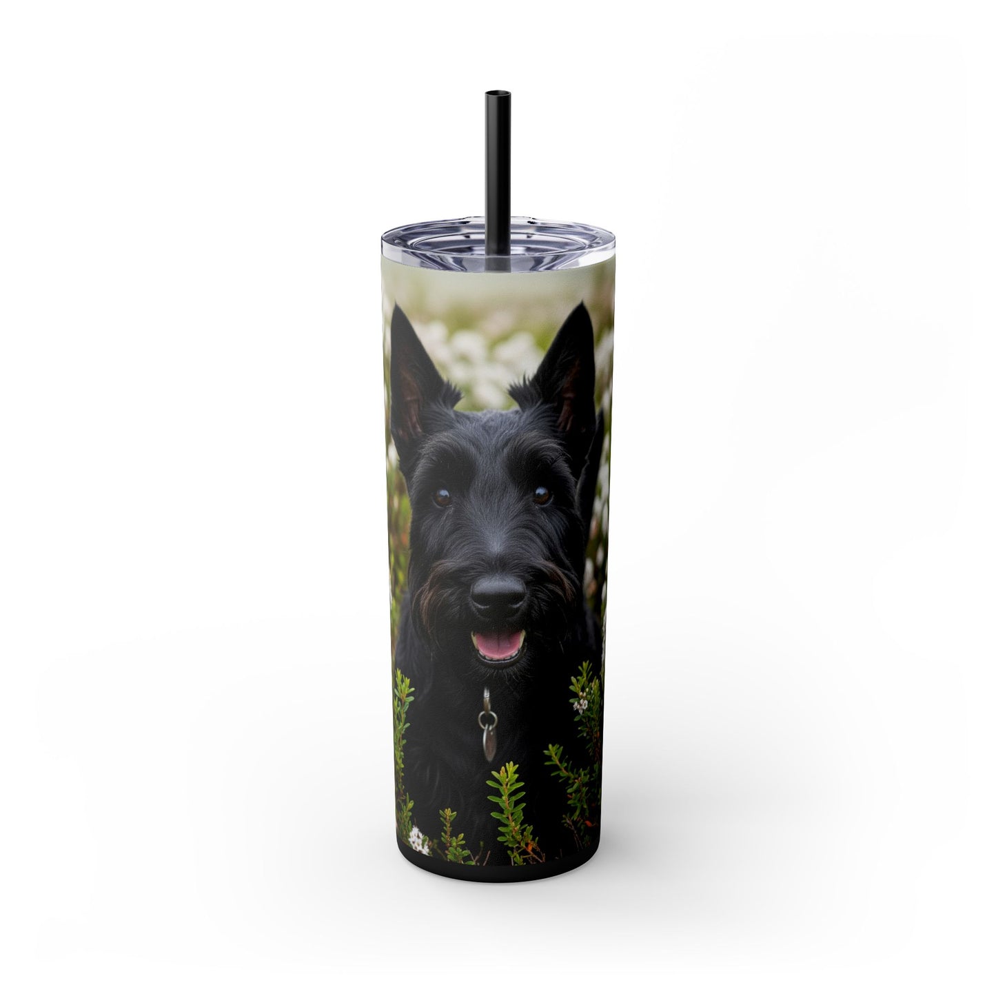 Scottish Terrier Tumbler with Straw, 20oz