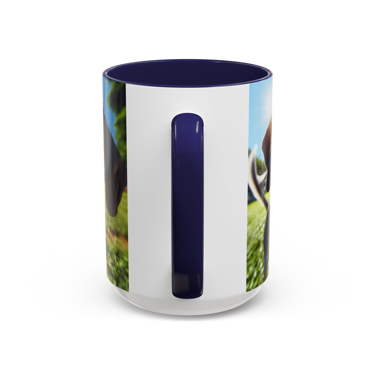 Bluetick Coonhound Accent Coffee Mug - Perfect Gift for Dog Lovers