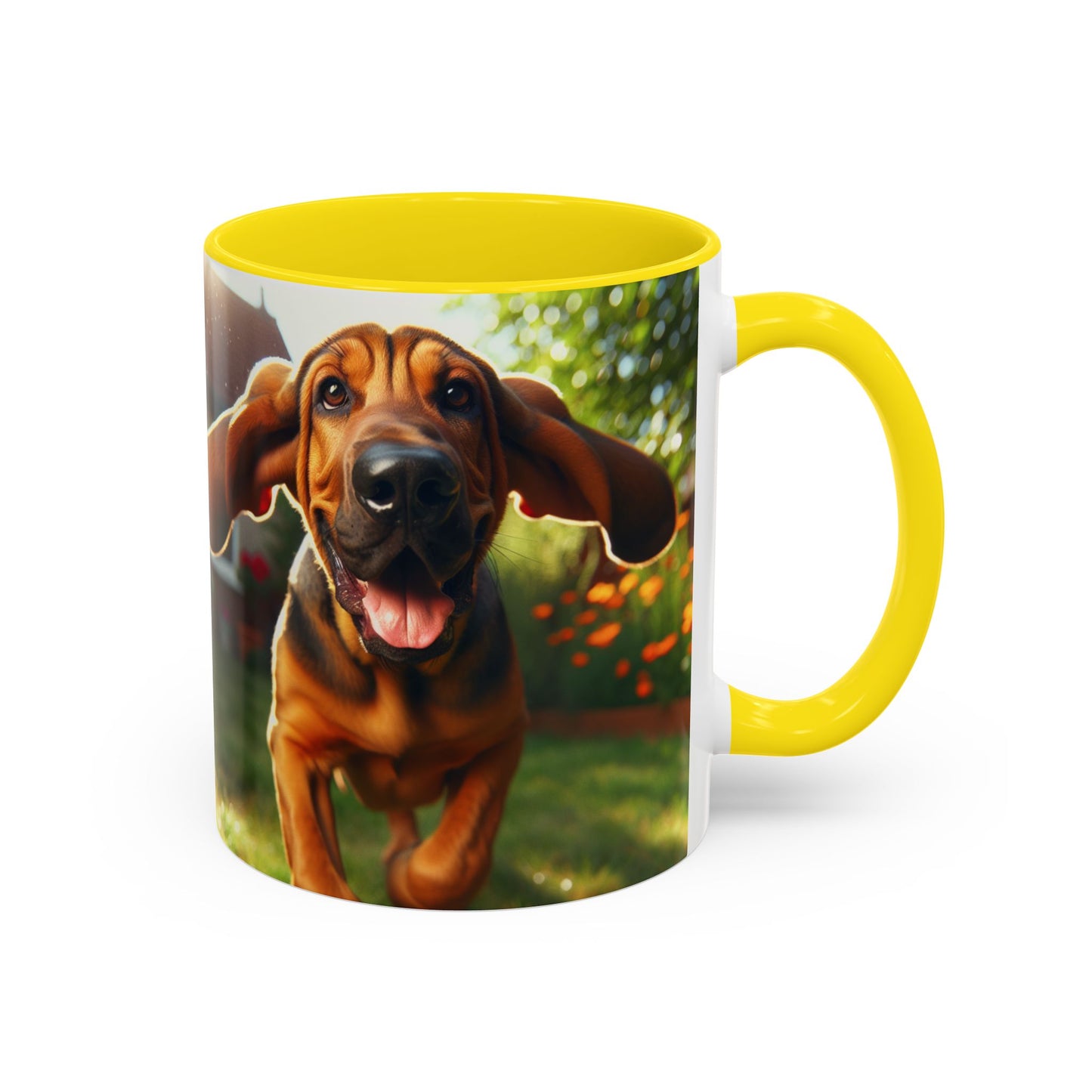 Bloodhound Accent Coffee Mug - Perfect Gift for Dog Lovers