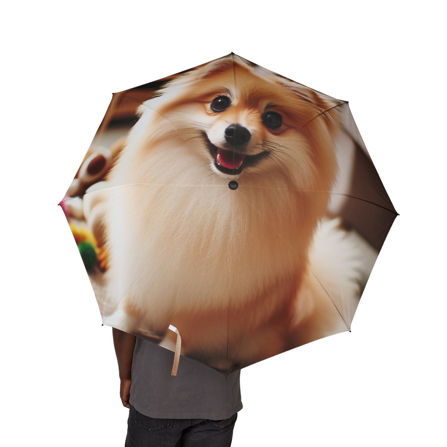 48" Semi-Automatic Umbrella – Windproof Large Travel Rain Umbrella