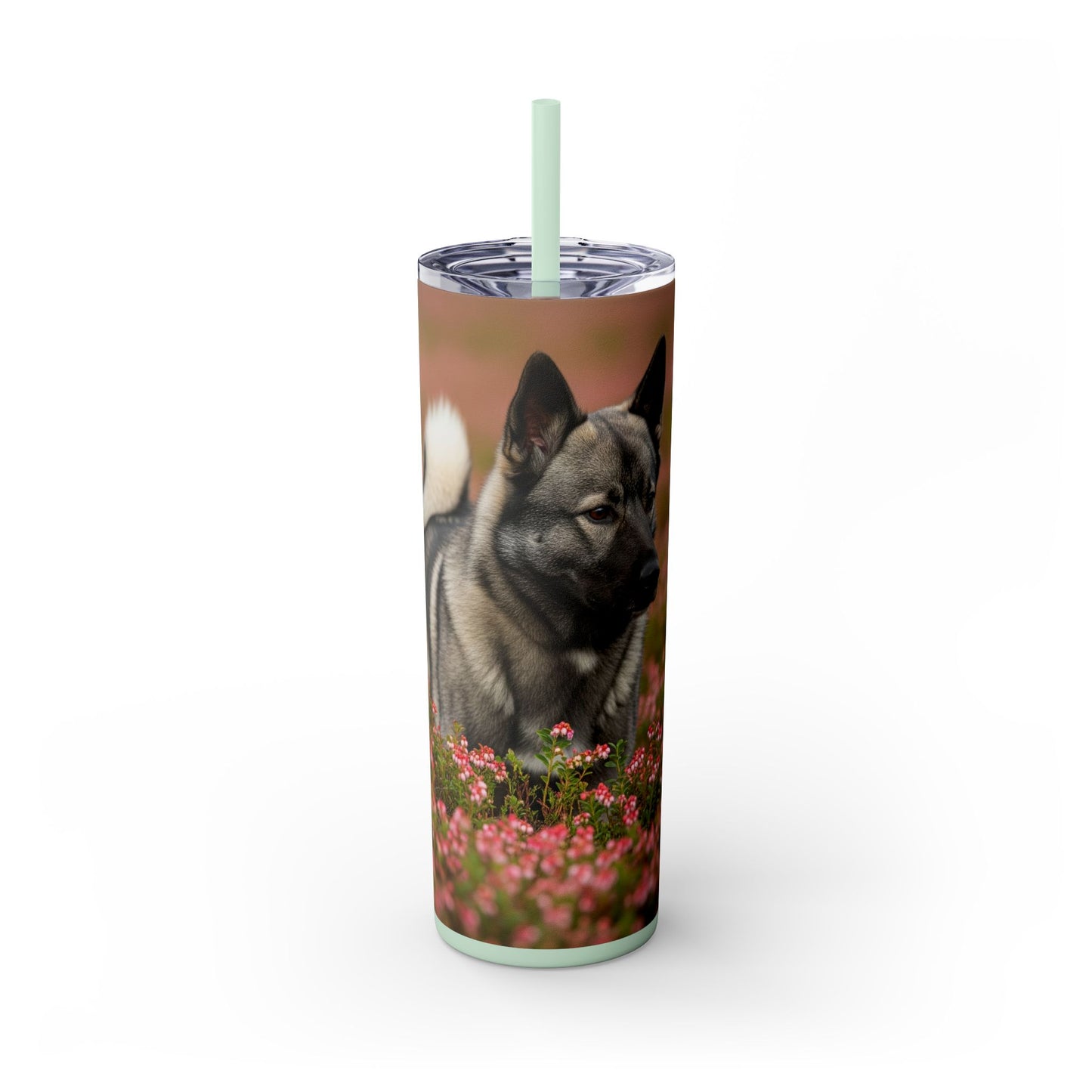 Norwegian Elkhound Tumbler with Straw, 20oz