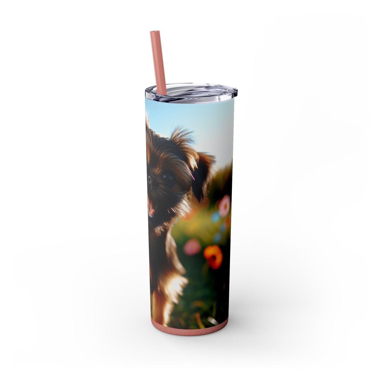 Griffon Bruxellois Tumbler with Straw, 20oz