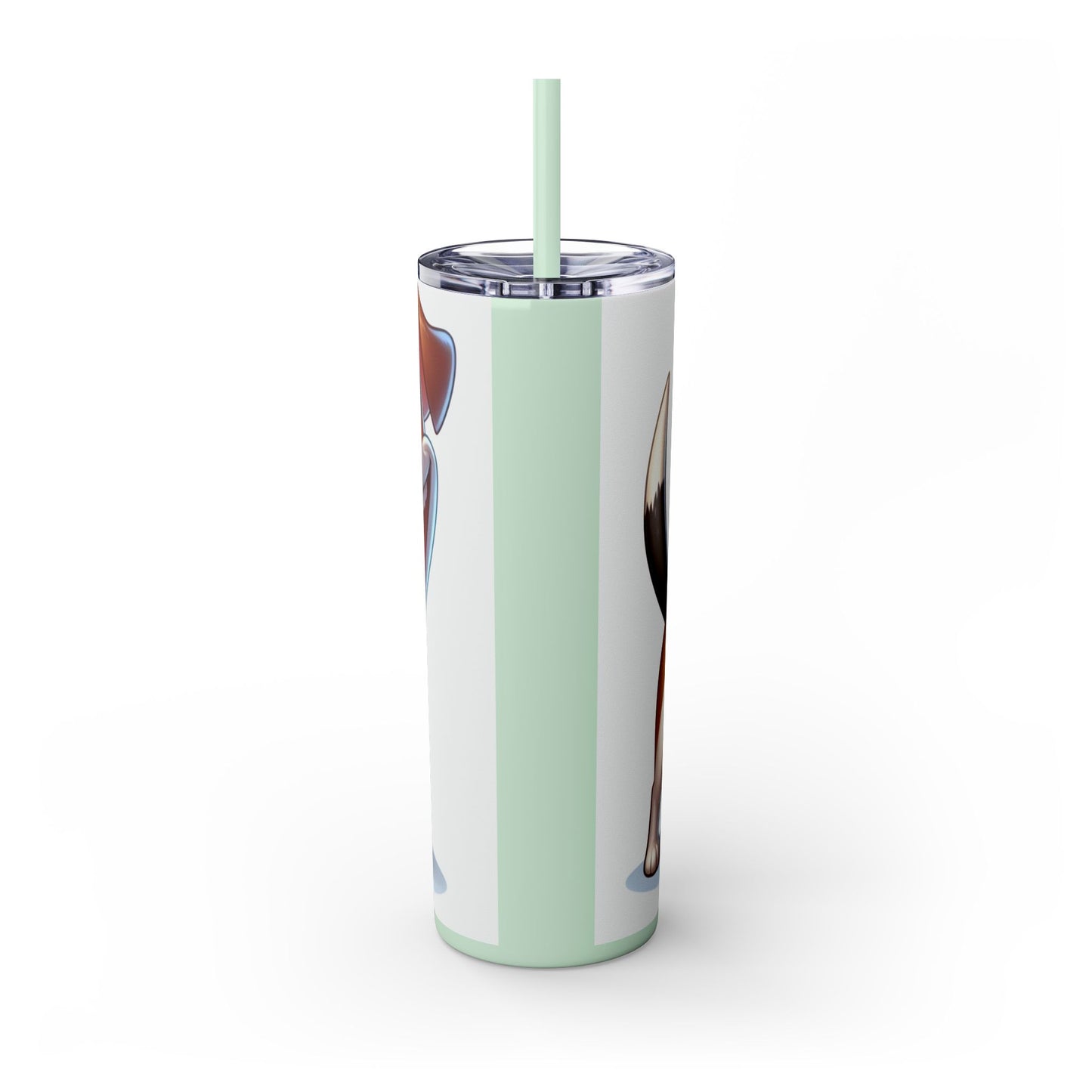 Teddy Roosevelt Terrier Tumbler with Straw, 20oz