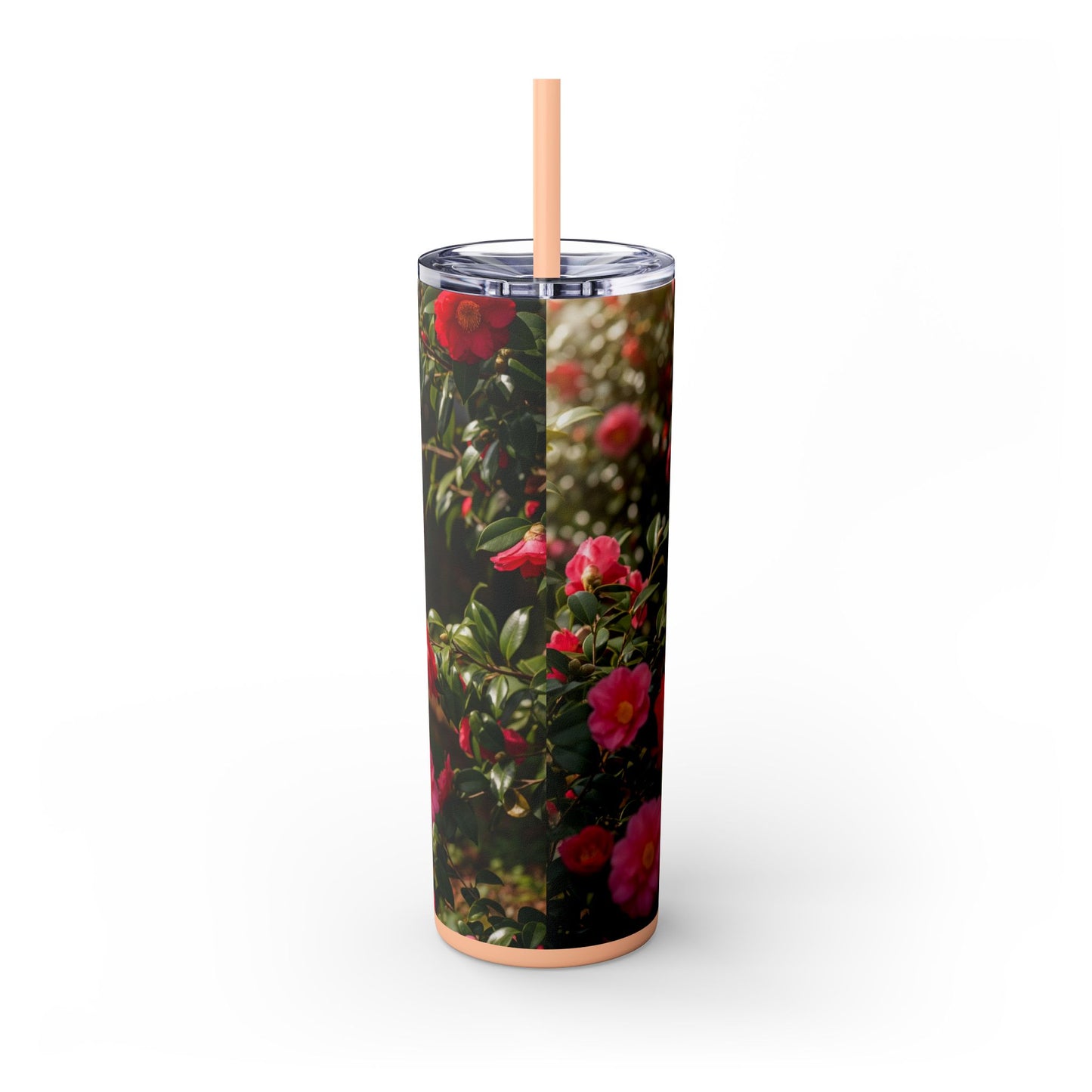 Shiba Inu Skinny Tumbler with Straw, 20oz