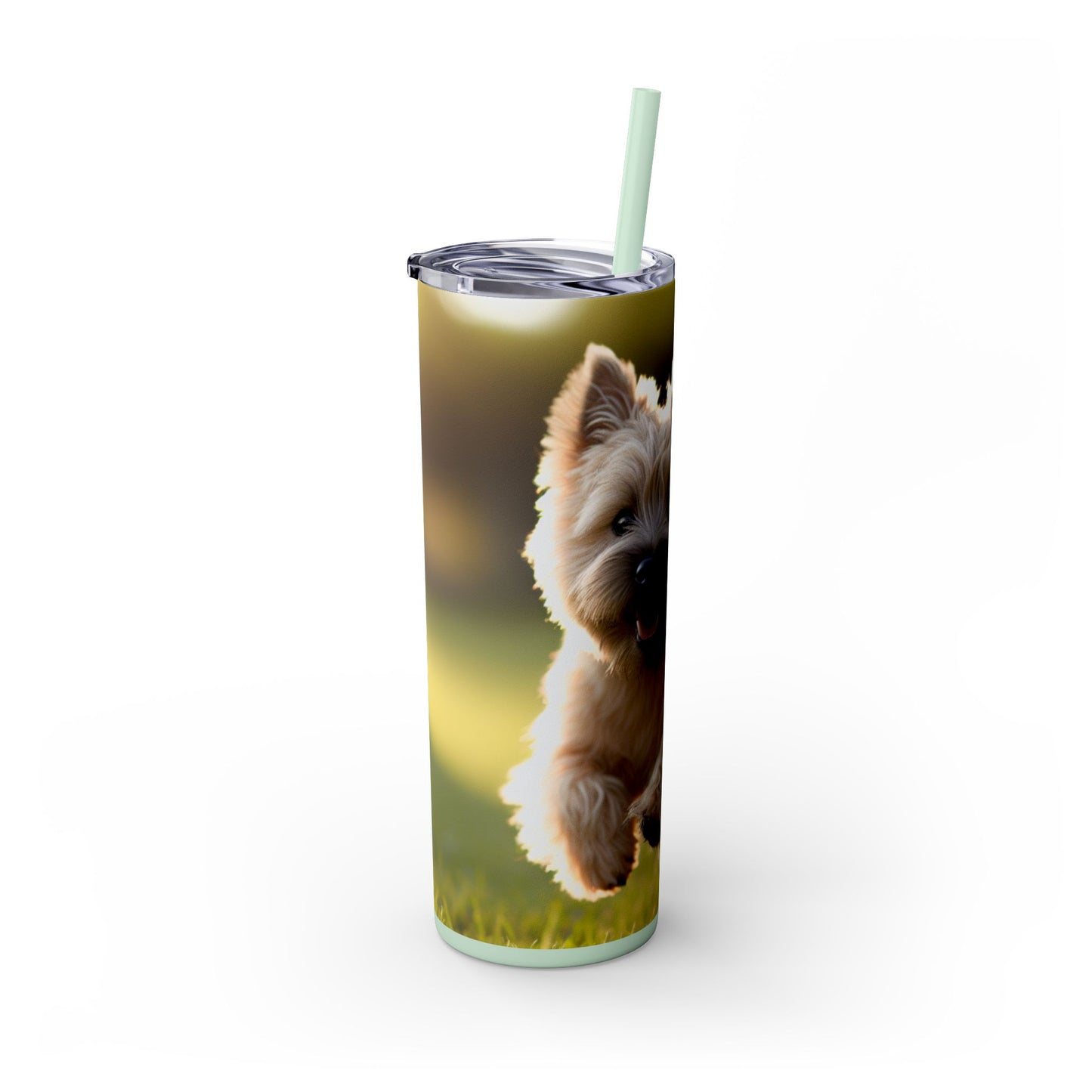 Cairn Terrier Tumbler with Straw, 20oz