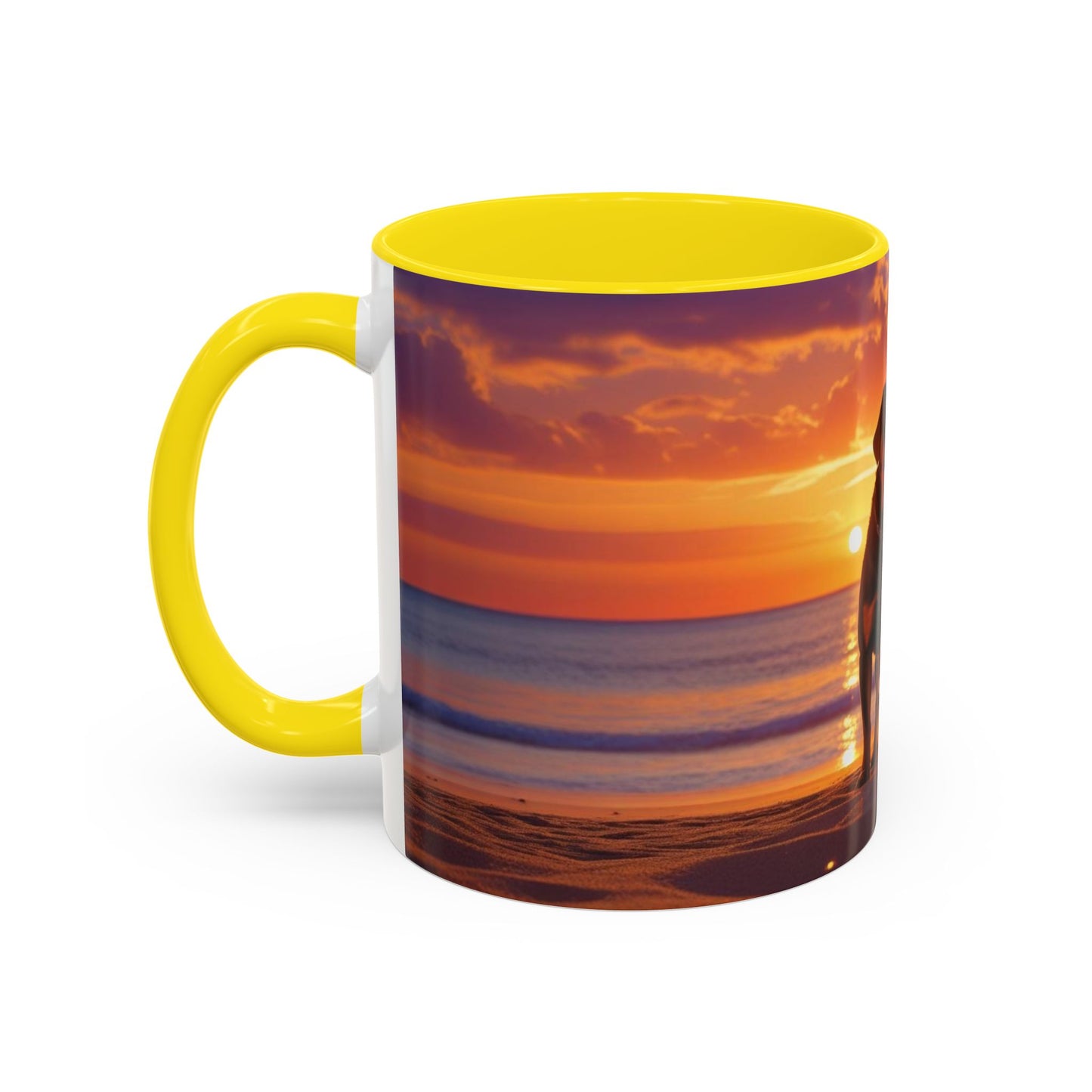 Rottweiler Love Accent Coffee Mug - Perfect Gift for Dog Lovers