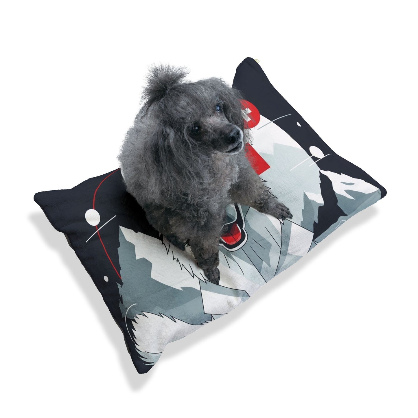 White Swiss Shepherd Dog Pet Bed