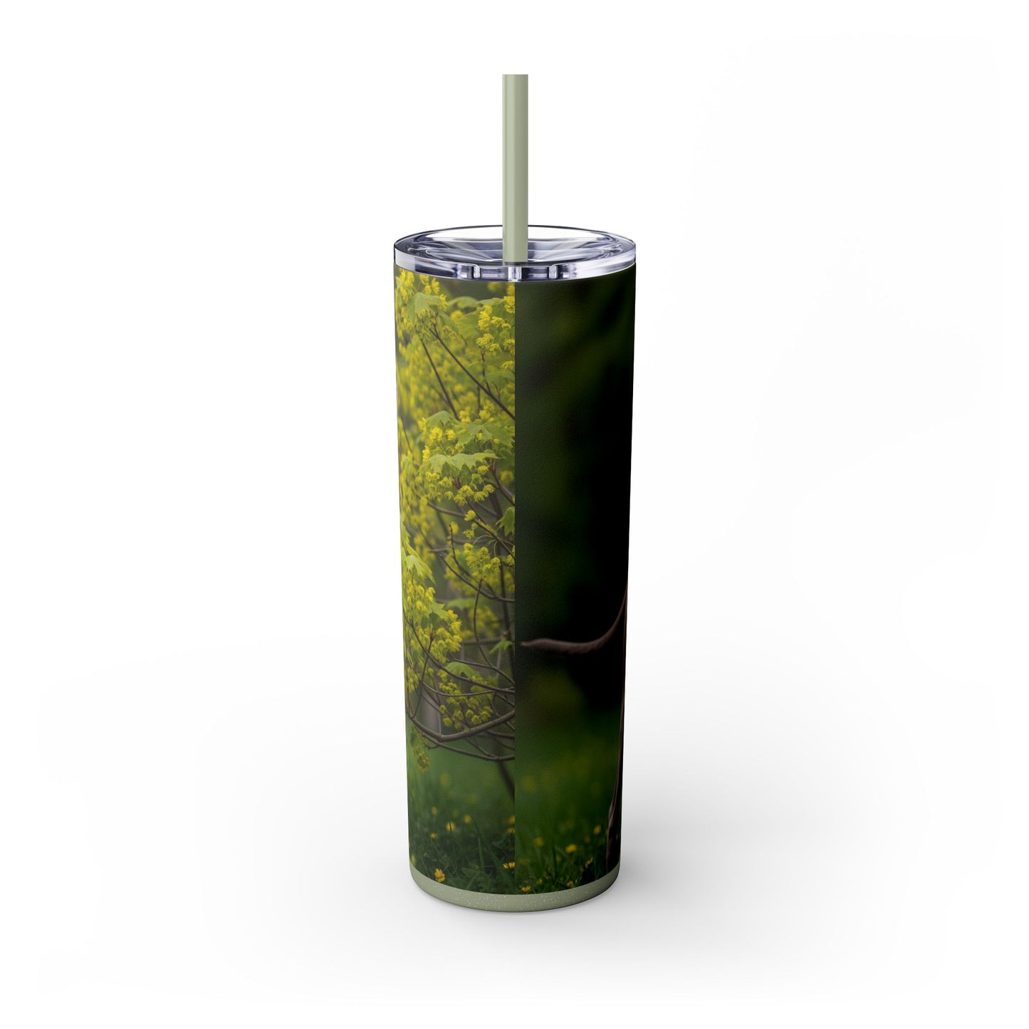 Weimaraner Skinny Tumbler with Straw, 20oz
