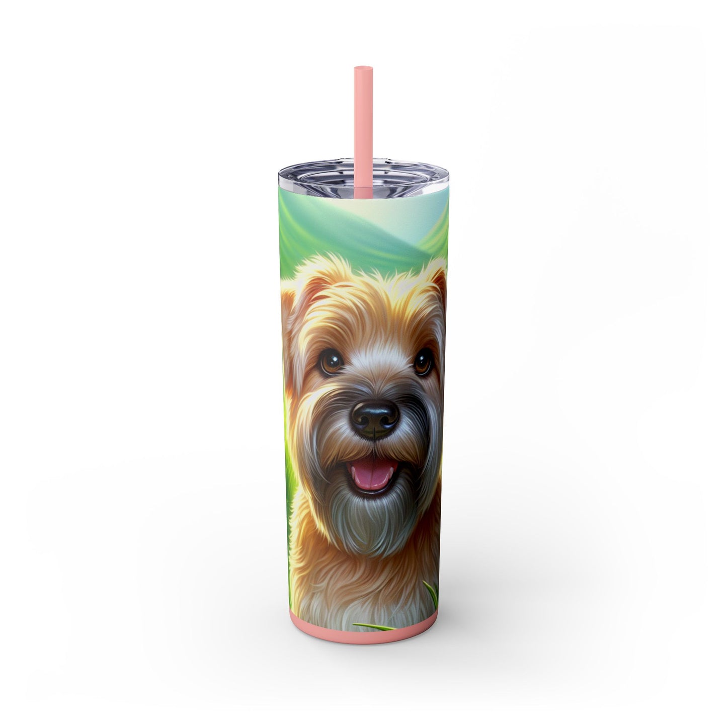 Glen of Imaal Terrier Tumbler with Straw, 20oz