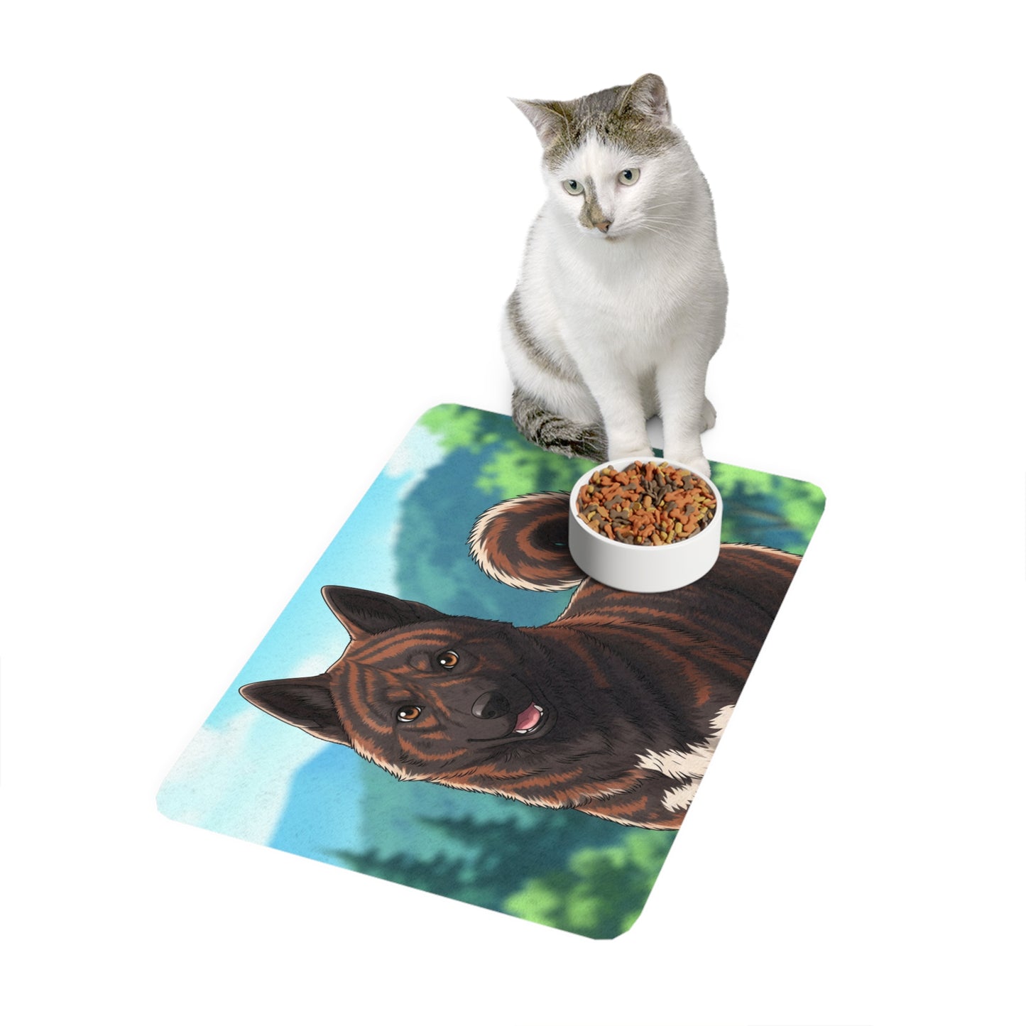 Pet Food Mat (12x18) - Kai Ken