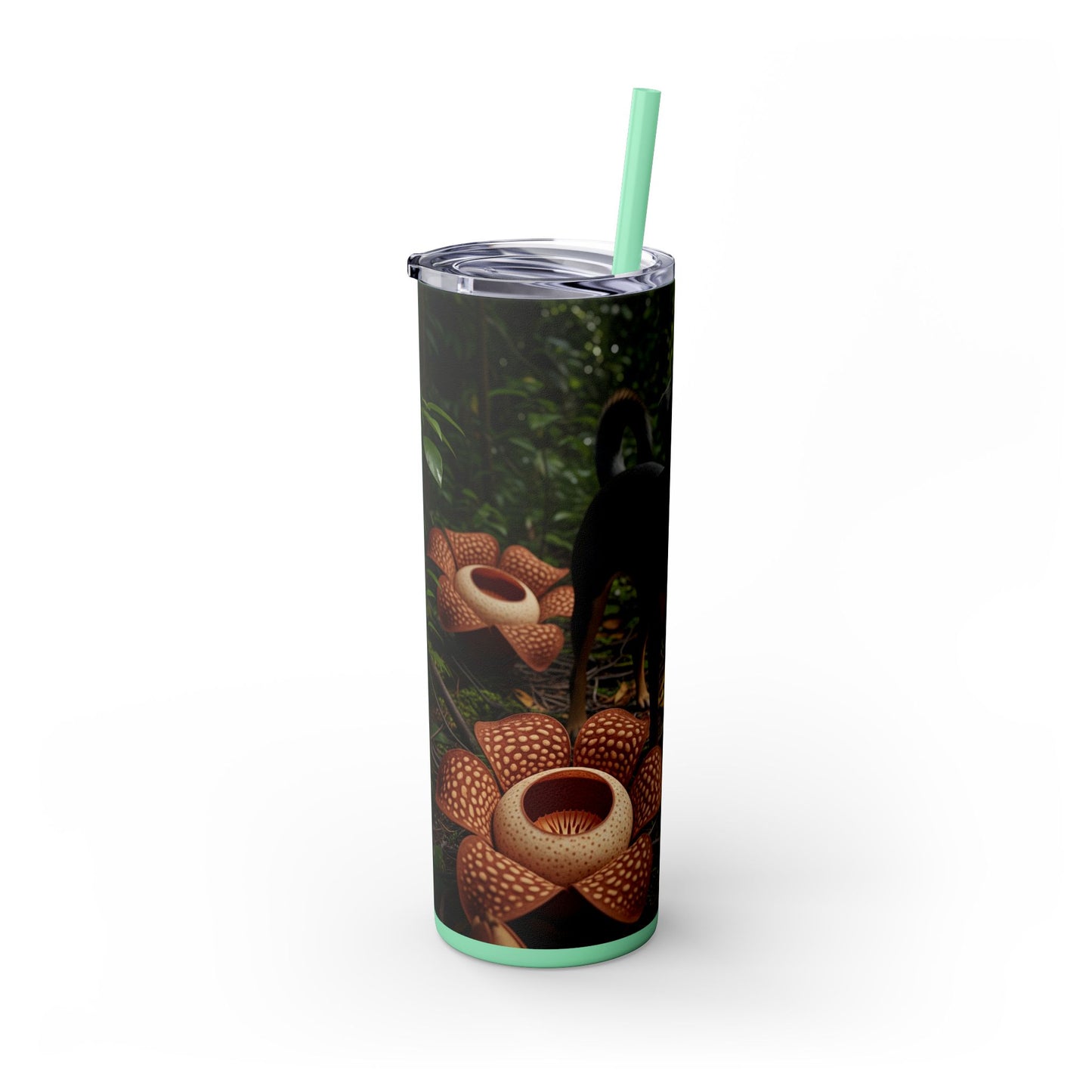 Telomian Skinny Tumbler with Straw, 20oz