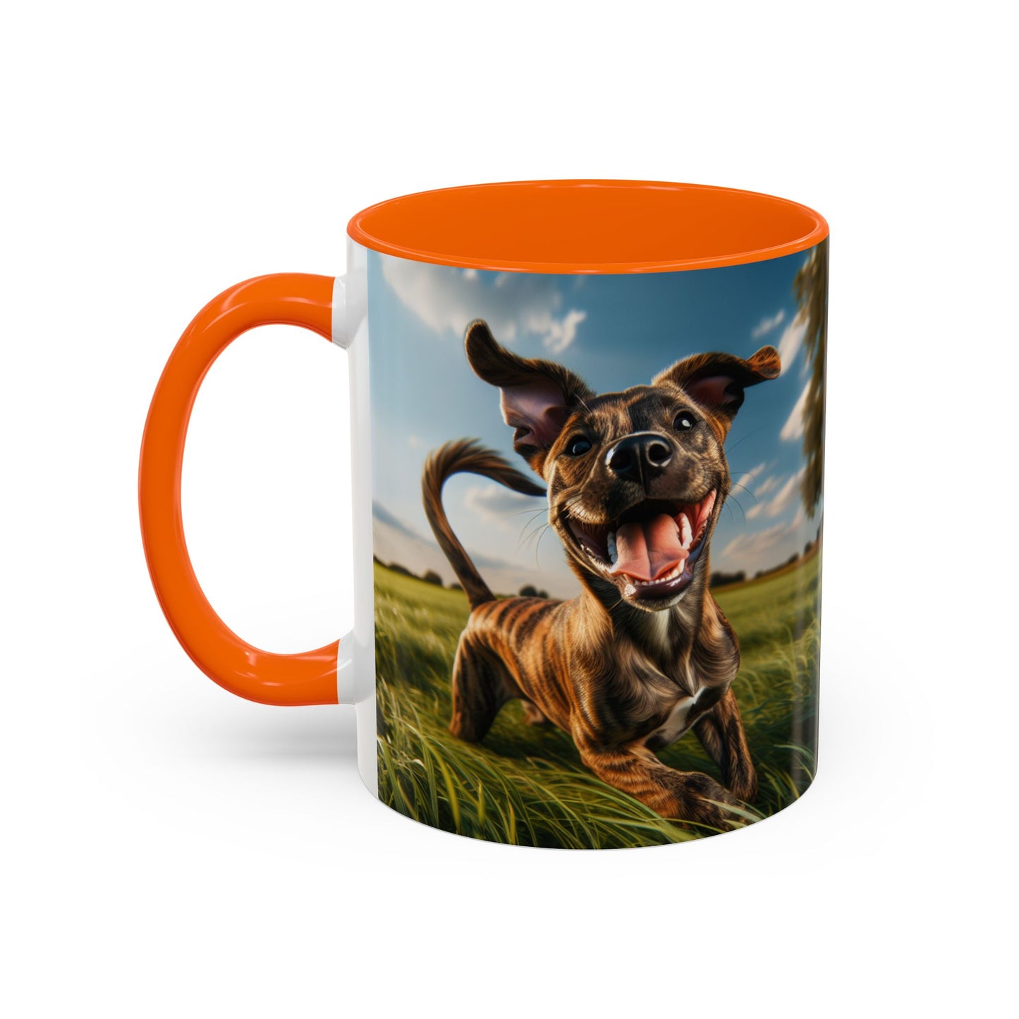 Treeing Tennessee Brindle Accent Coffee Mug - Perfect Gift for Dog Lovers