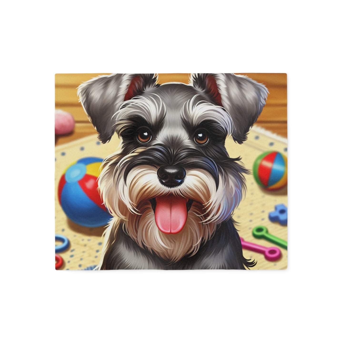 Miniature Schnauzer Sweatshirt Blanket