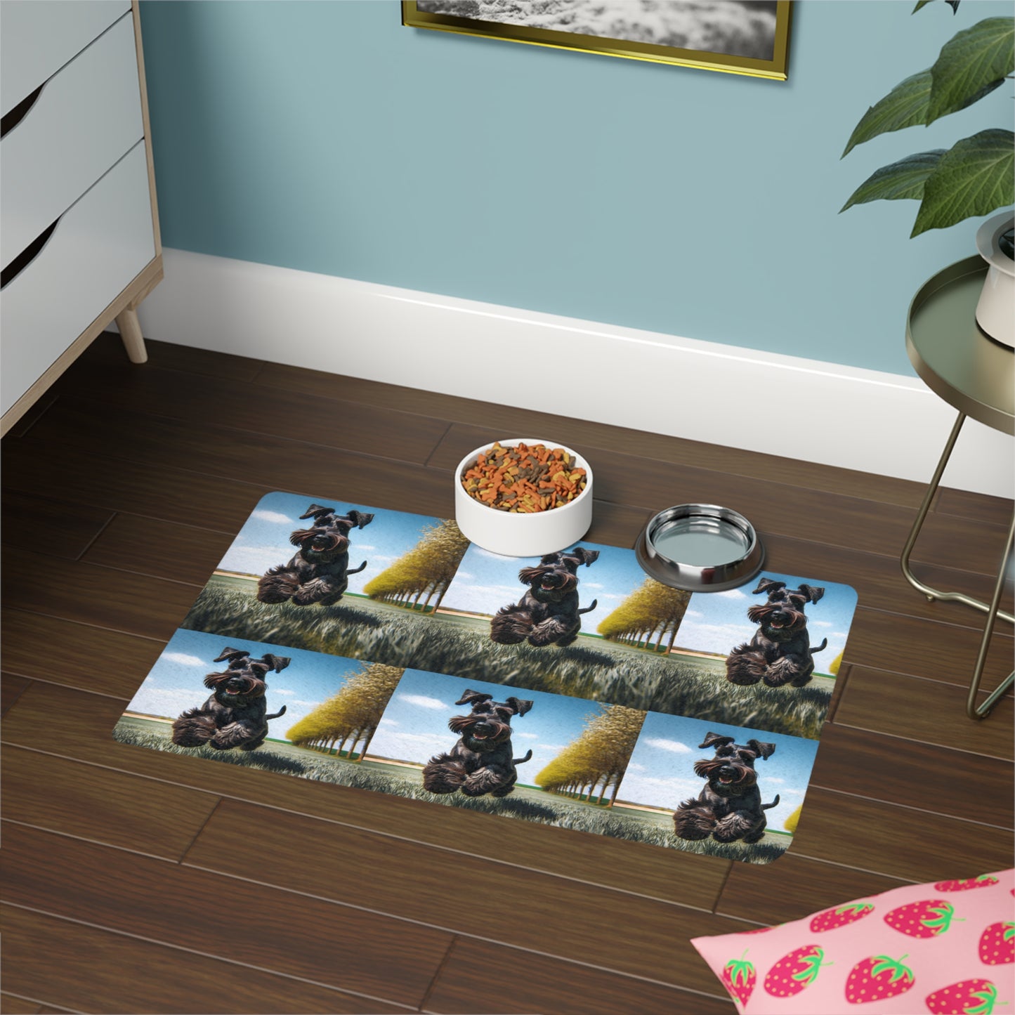 Pet Food Mat (12x18) - Giant Schnauzer