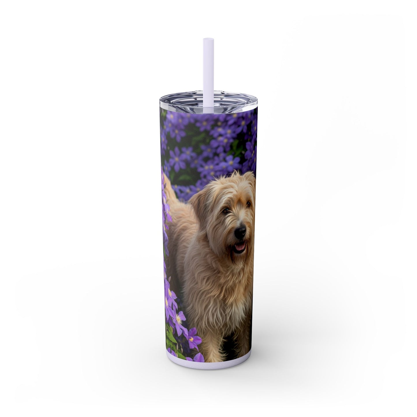 Berger Picard Skinny Tumbler with Straw, 20oz