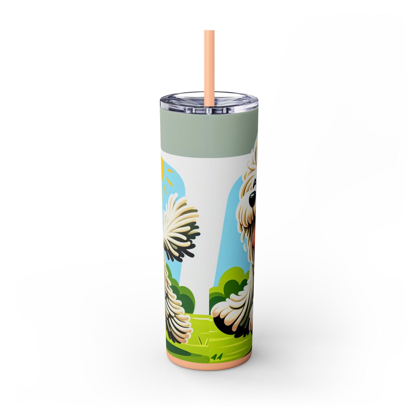 Komondor Tumbler with Straw, 20oz