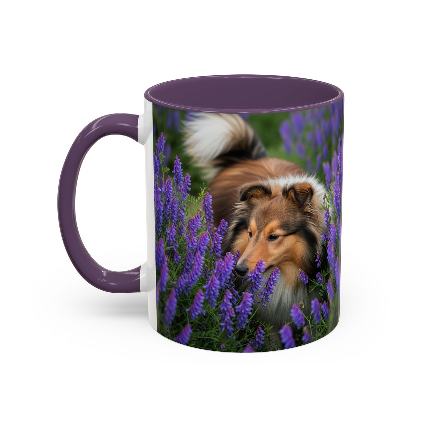 Shetland Sheepdog Accent Coffee Mug - Perfect Gift for Dog Lovers