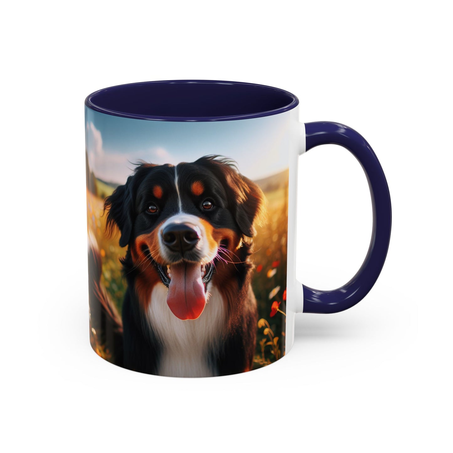 Bernese Mountain Dog Accent Coffee Mug - Perfect Gift for Dog Lovers