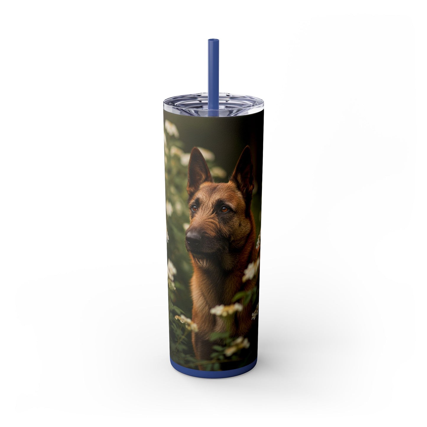 Belgian Shepherd Dog Laekenois Tumbler with Straw, 20oz