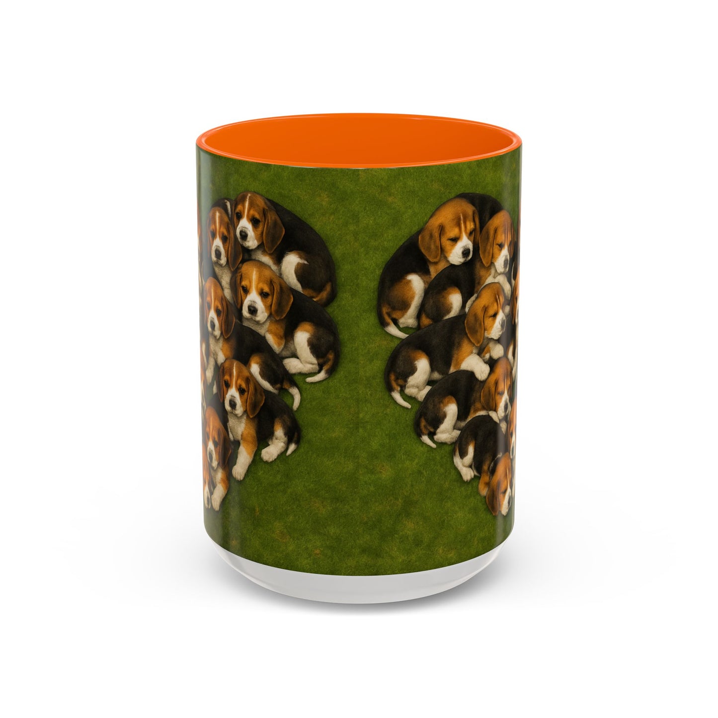 Beagle puppies Accent Coffee Mug - Perfect Gift for Dog Lovers