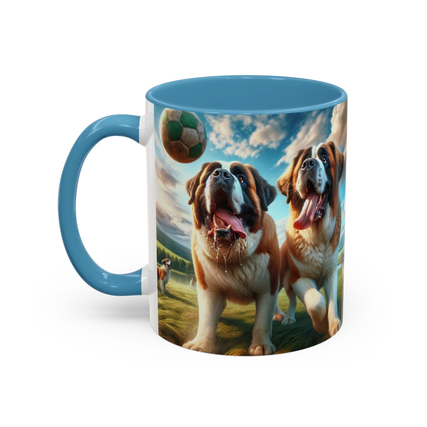 Saint Bernard Accent Coffee Mug - Perfect Gift for Dog Lovers