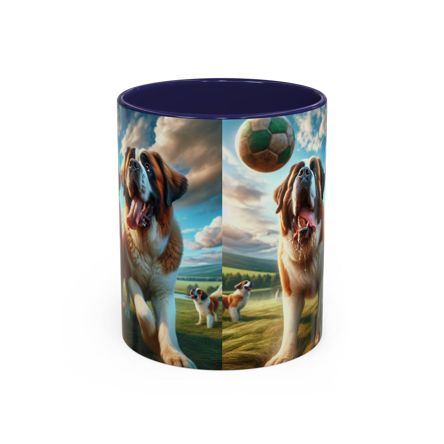 Saint Bernard Accent Coffee Mug - Perfect Gift for Dog Lovers