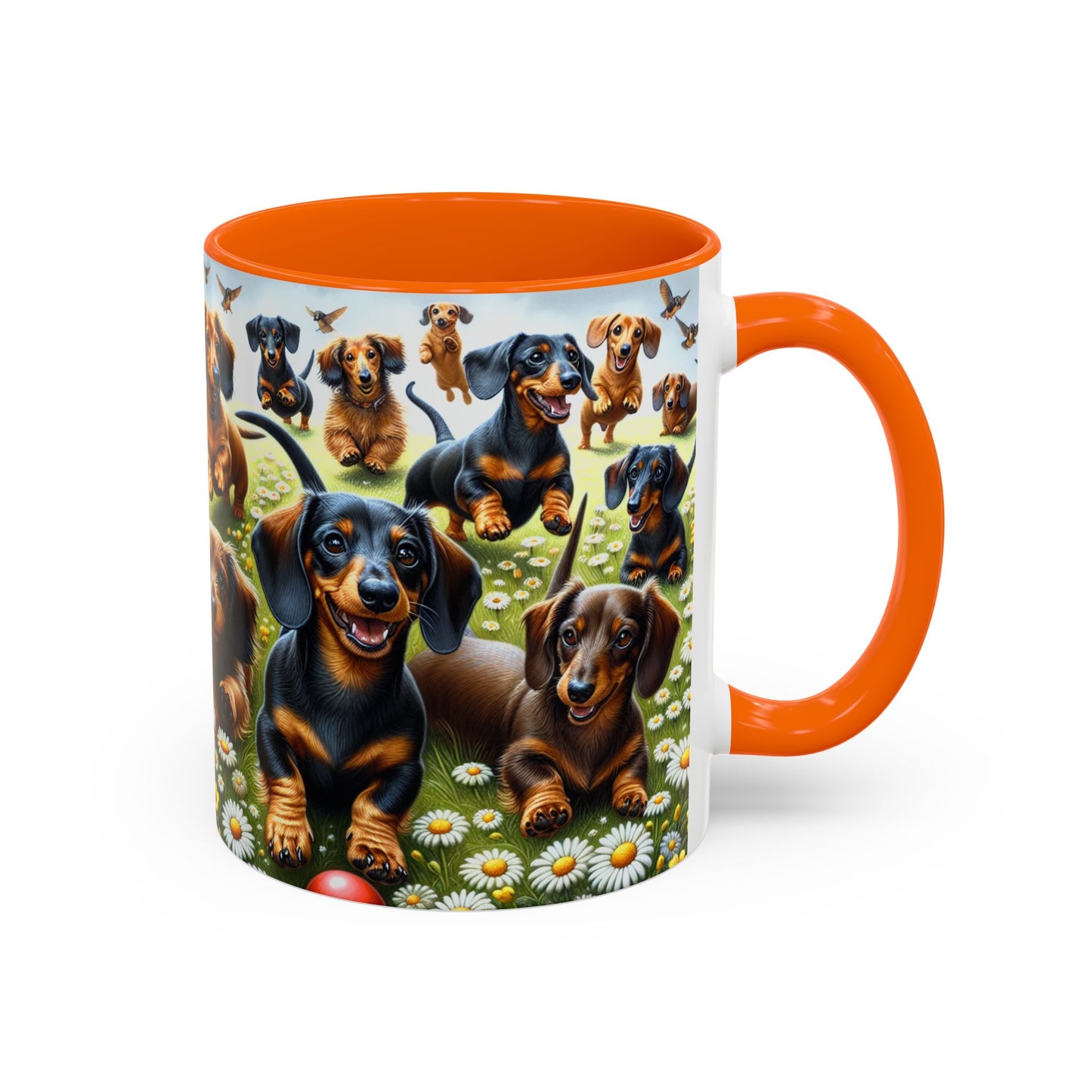 Dachshund Accent Coffee Mug - Perfect Gift for Dog Lovers
