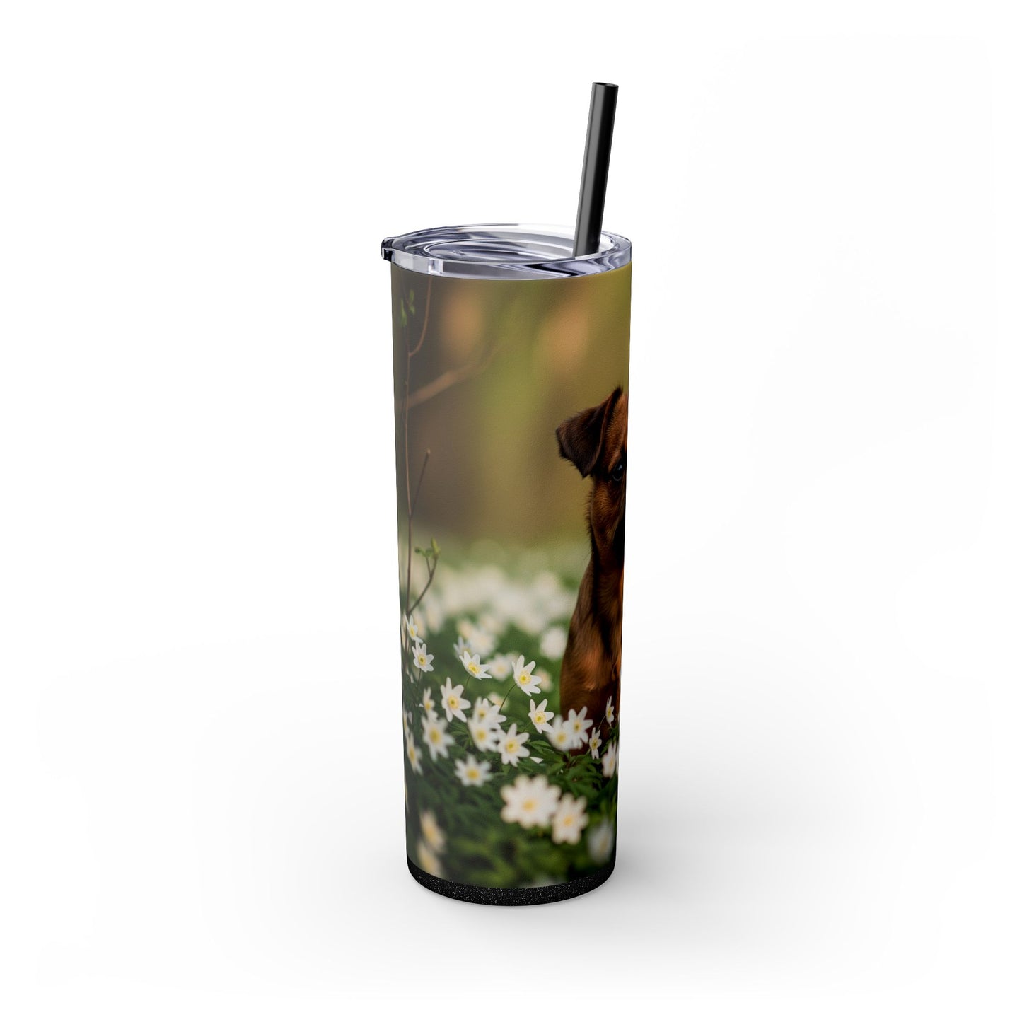 Brussels Griffon Tumbler with Straw, 20oz