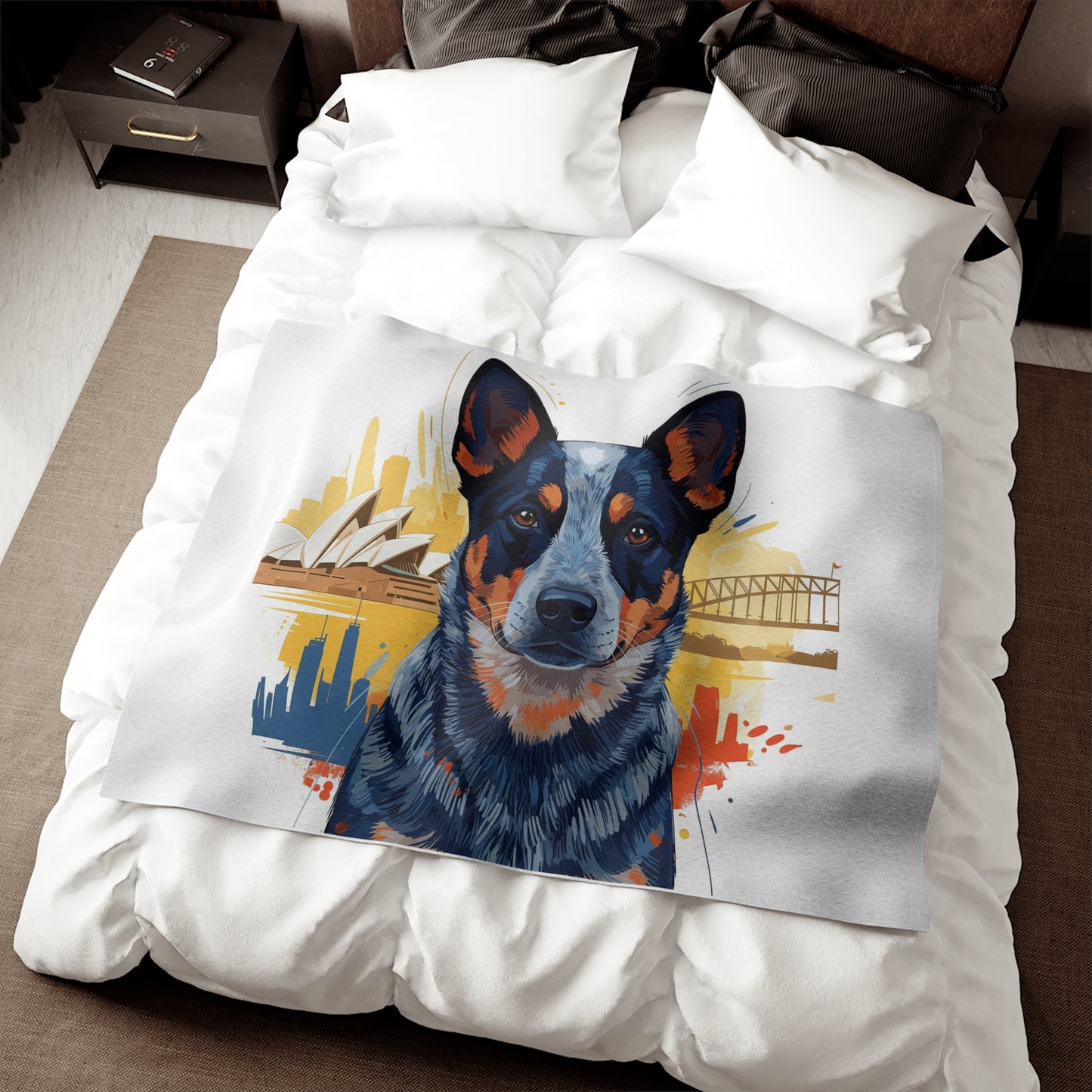 Australian Cattle Dog Sweatshirt Blanket