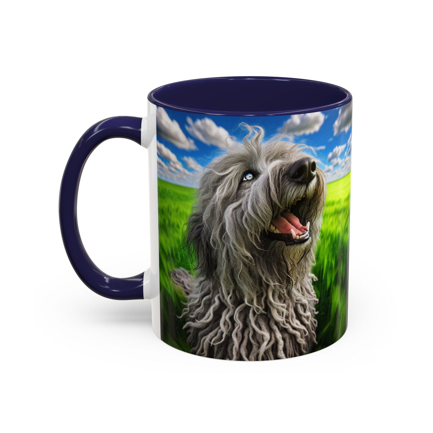 Bergamasco Shepherd Dog Accent Coffee Mug - Perfect Gift for Dog Lovers