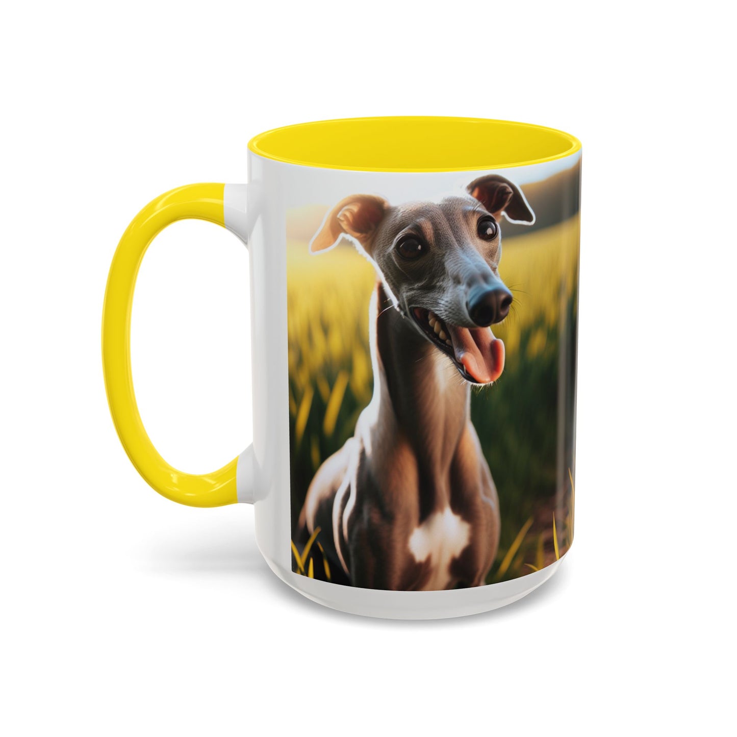 Greyhound Accent Coffee Mug - Perfect Gift for Dog Lovers