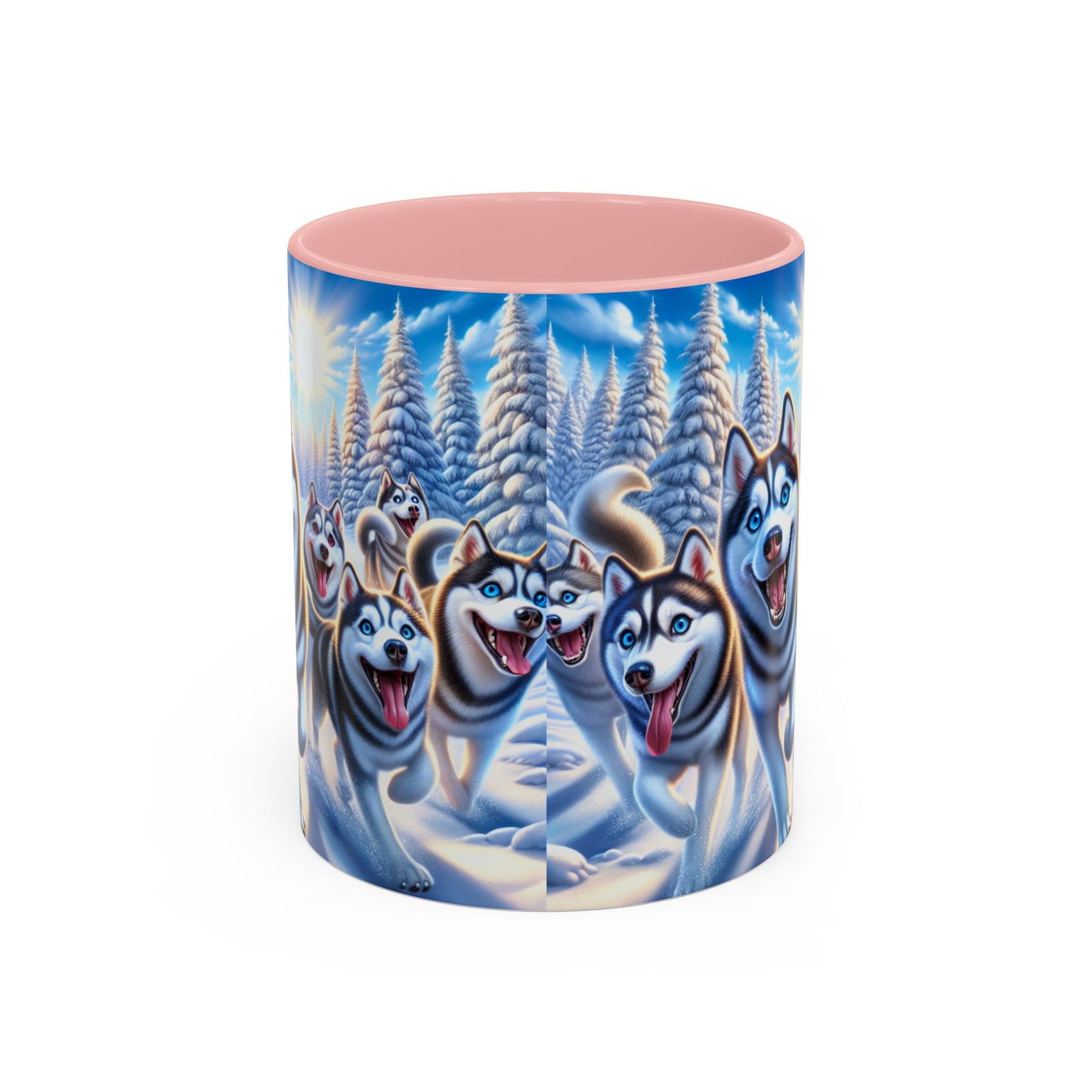 Siberian Husky Accent Coffee Mug - Perfect Gift for Dog Lovers