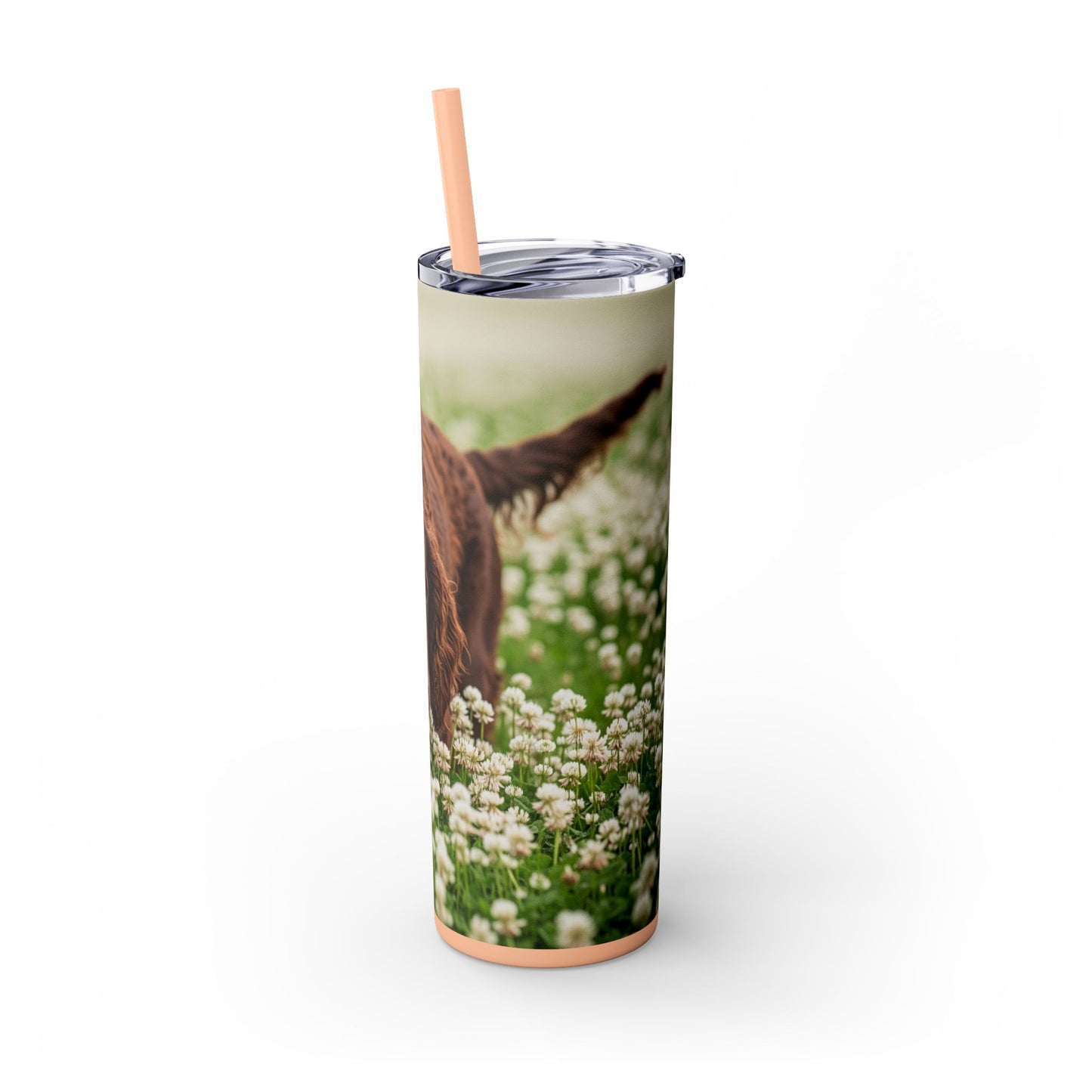 Irish Water Spaniel Tumbler with Straw, 20oz