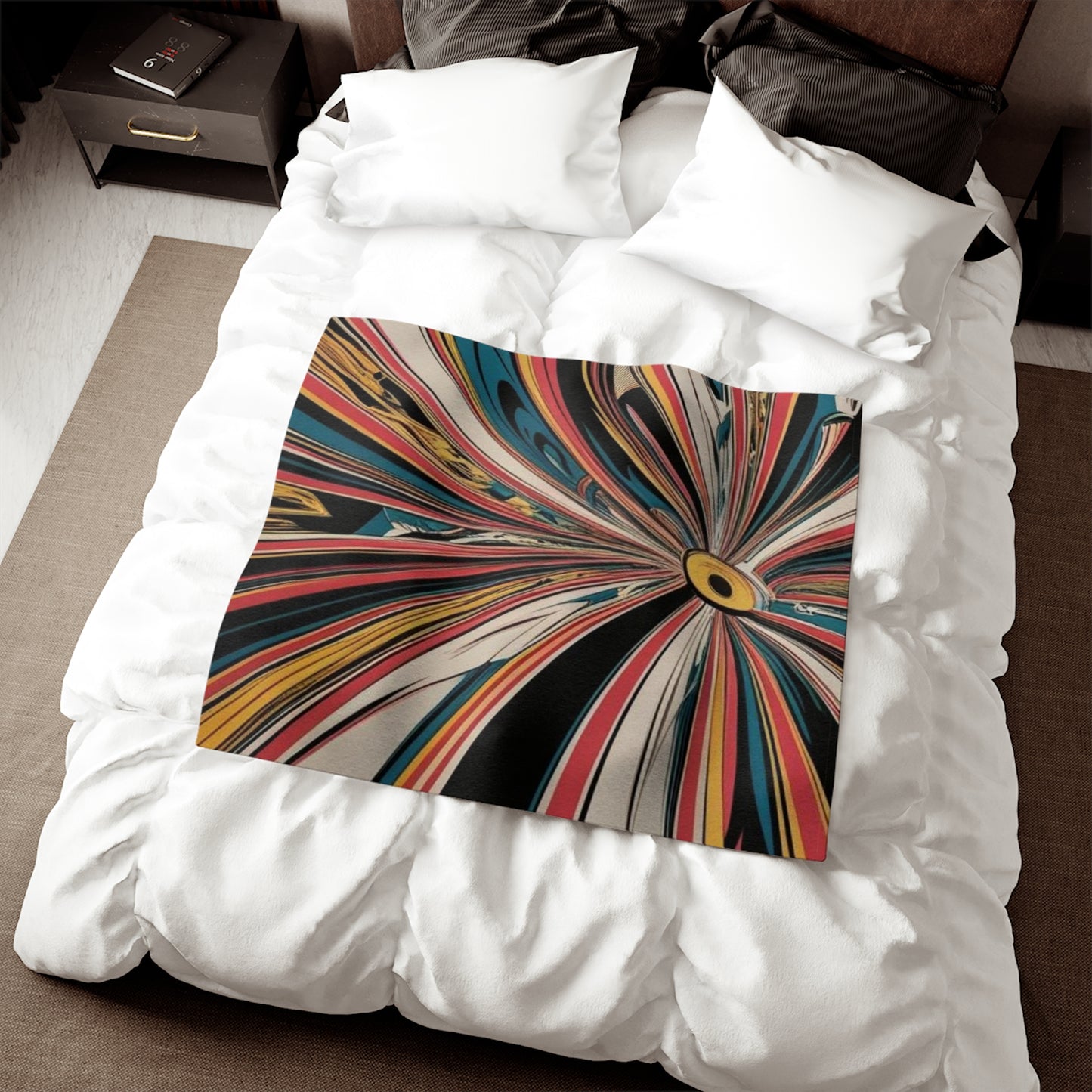 Optical Illusion Sweatshirt Blanket